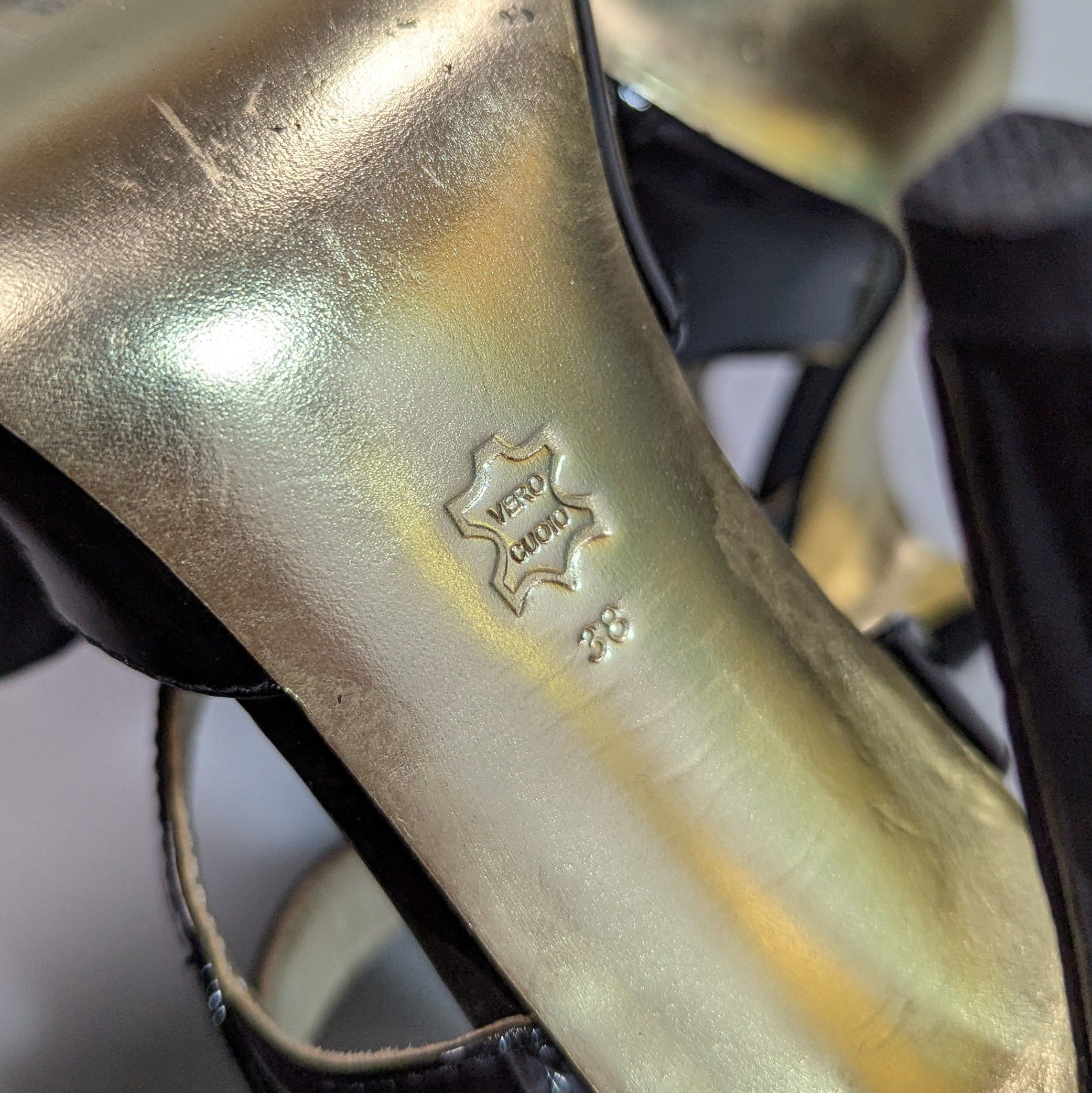 H&M × Versace Authentic Women's Stilettos High Heels Sandals Shoes Size US 7 / IT 37 - 15 Thumbnail