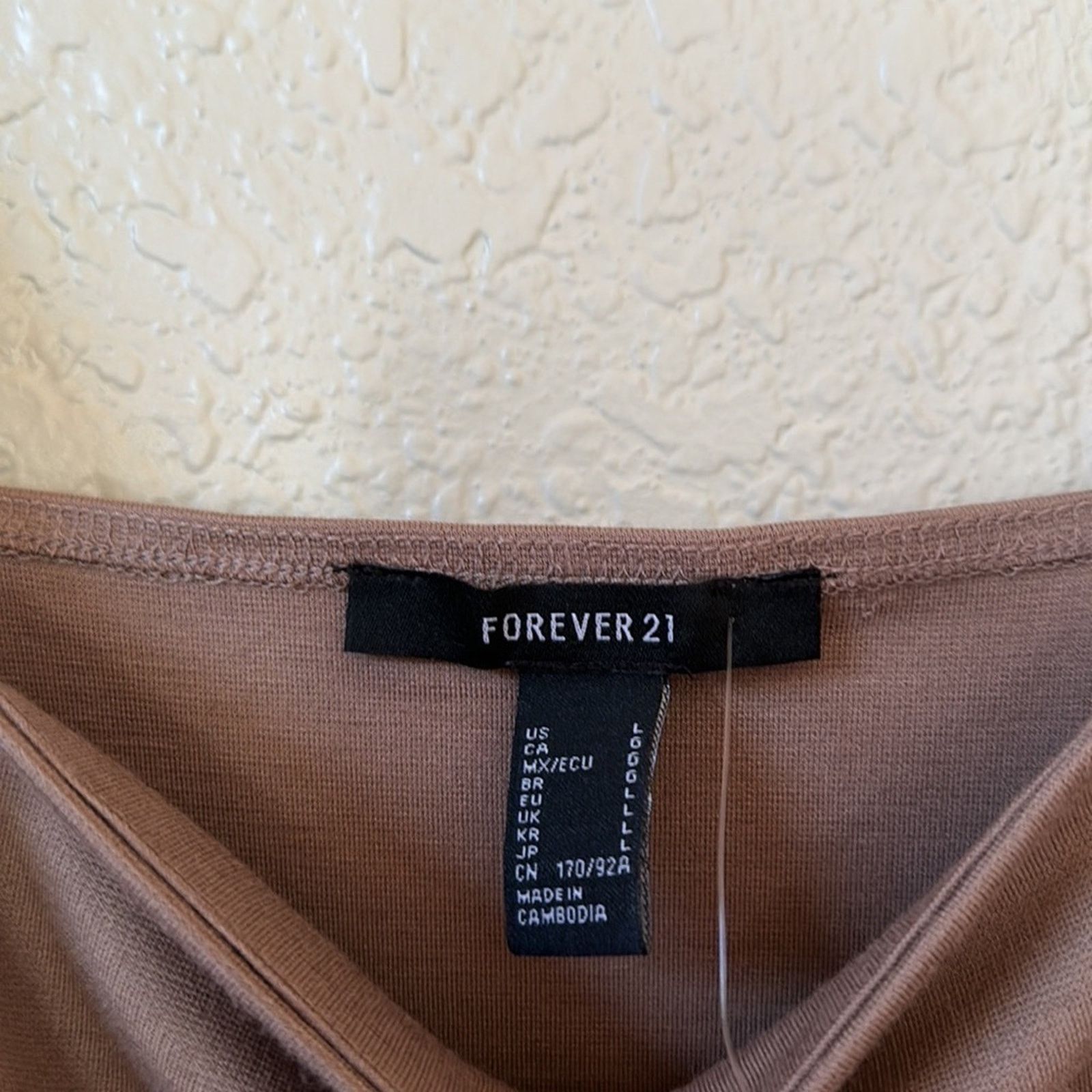Forever 21 Forever 21 Tan Bodysuit Size L / US 10 / IT 46 - 4 Thumbnail