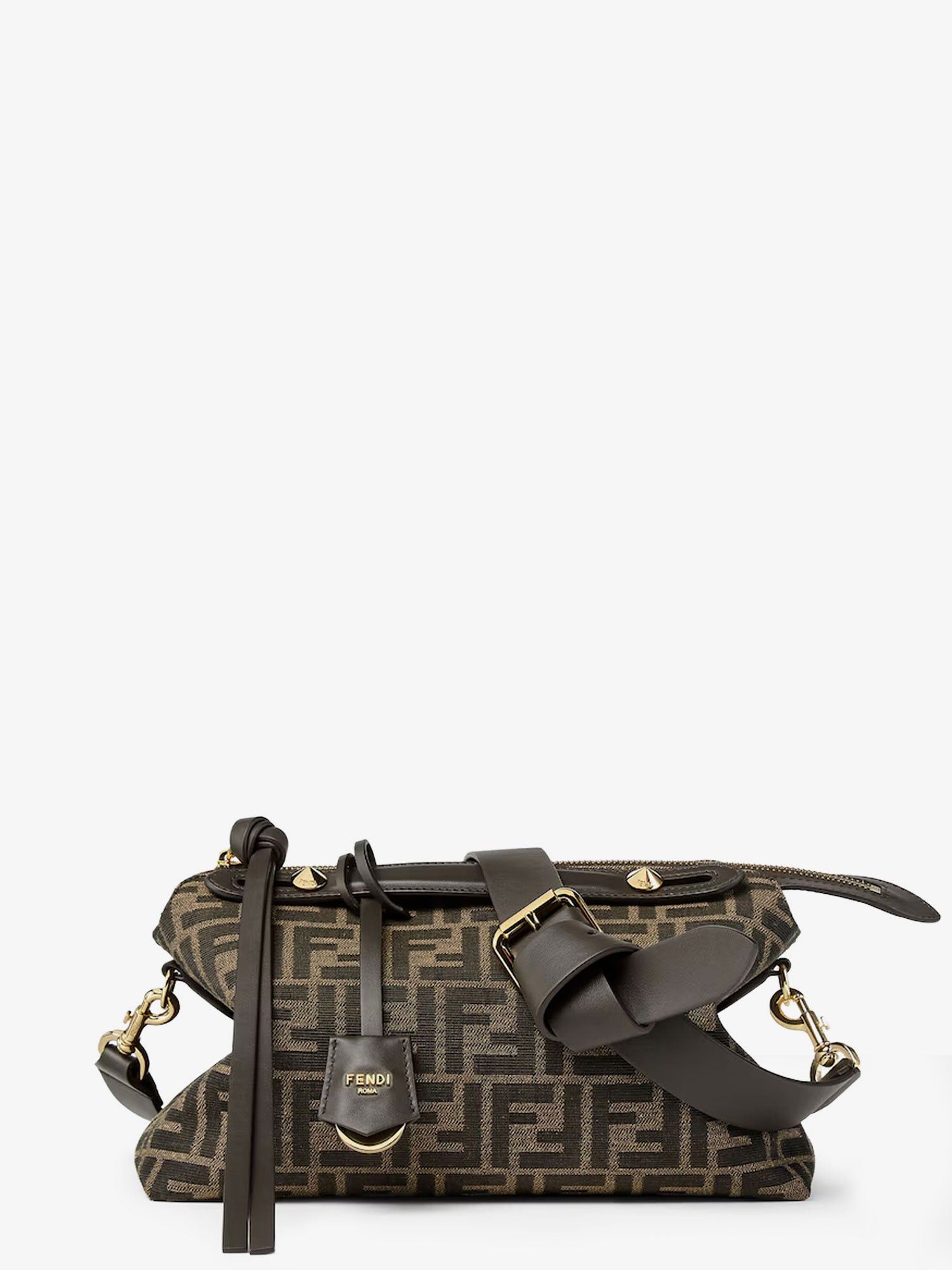 Fendi By The Way Soft Medium Ff Jacquard Fabric Crossbody Bag Size ONE SIZE - 1 Thumbnail