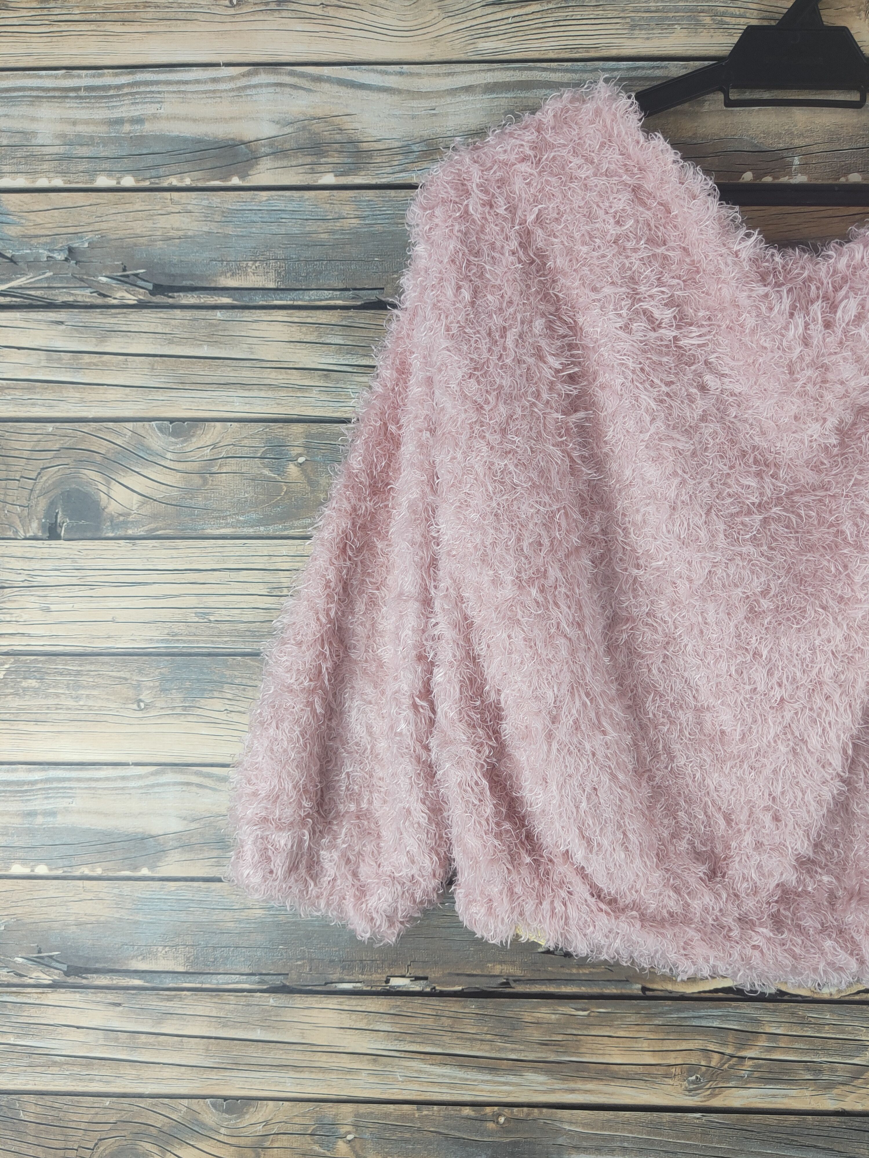 Japanese Brand DL Vis Pink Fur Mohair Knitwear #46-512 Size S / US 4 / IT 40 - 8 Thumbnail