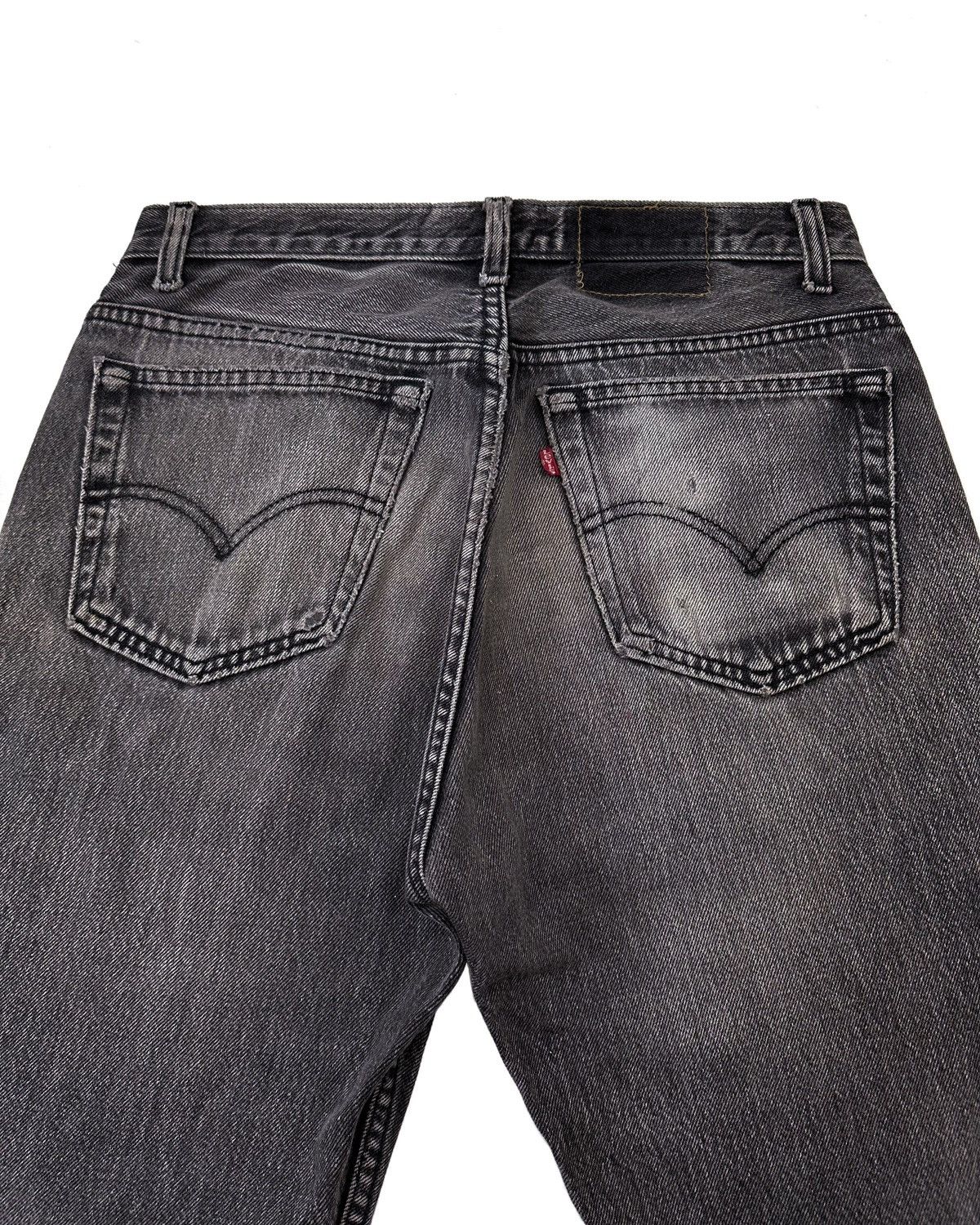 Levi's × Vintage Late 90s (‘97) Made in Canada Thrashed Levis 501 (31x30) Size US 31 - 3 Thumbnail