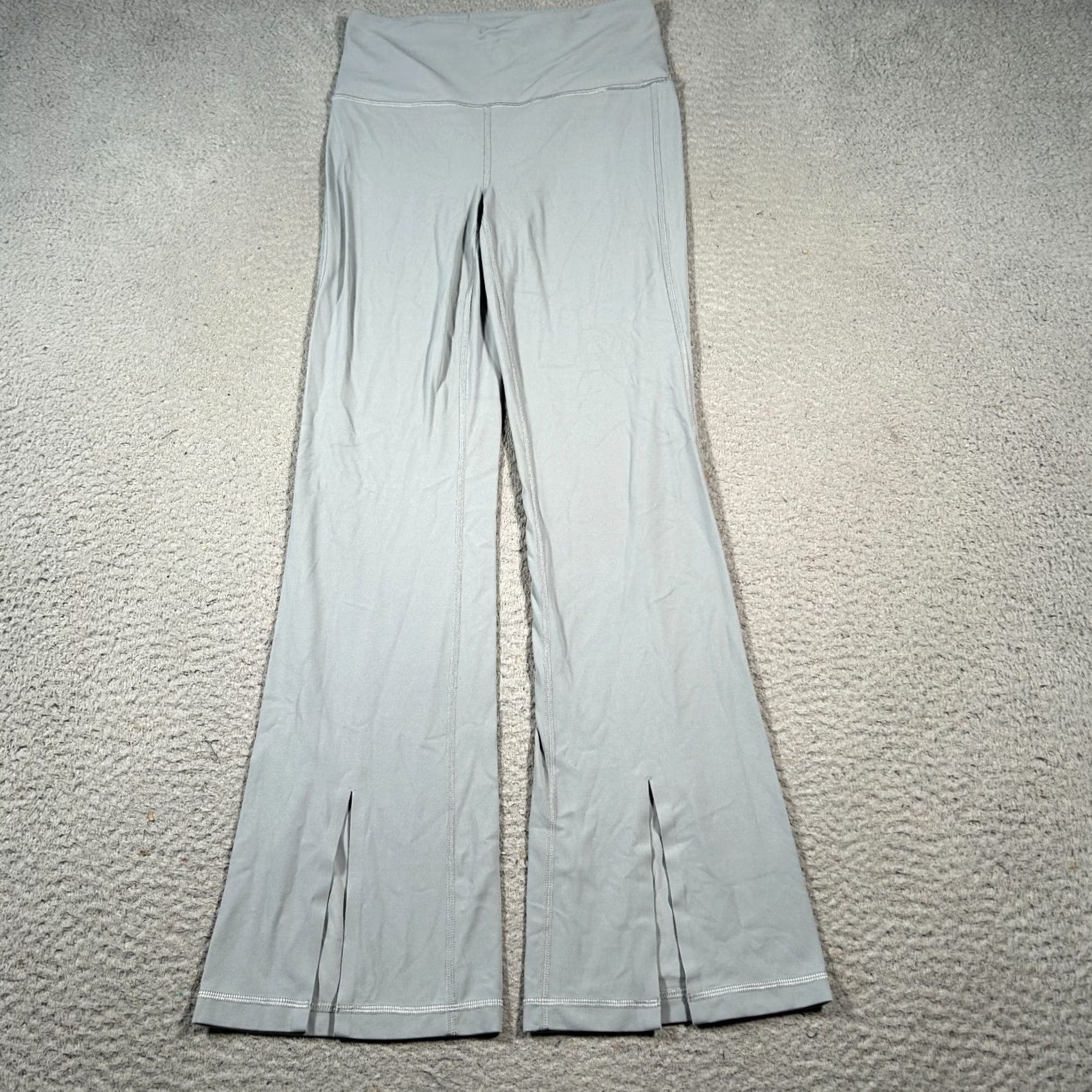 Athleta Athleta Pants Womens S Gray Elation 25x29 Ultra High Rise Split Flare Leg Yoga Size 28" / US 6 / IT 42 - 2 Thumbnail