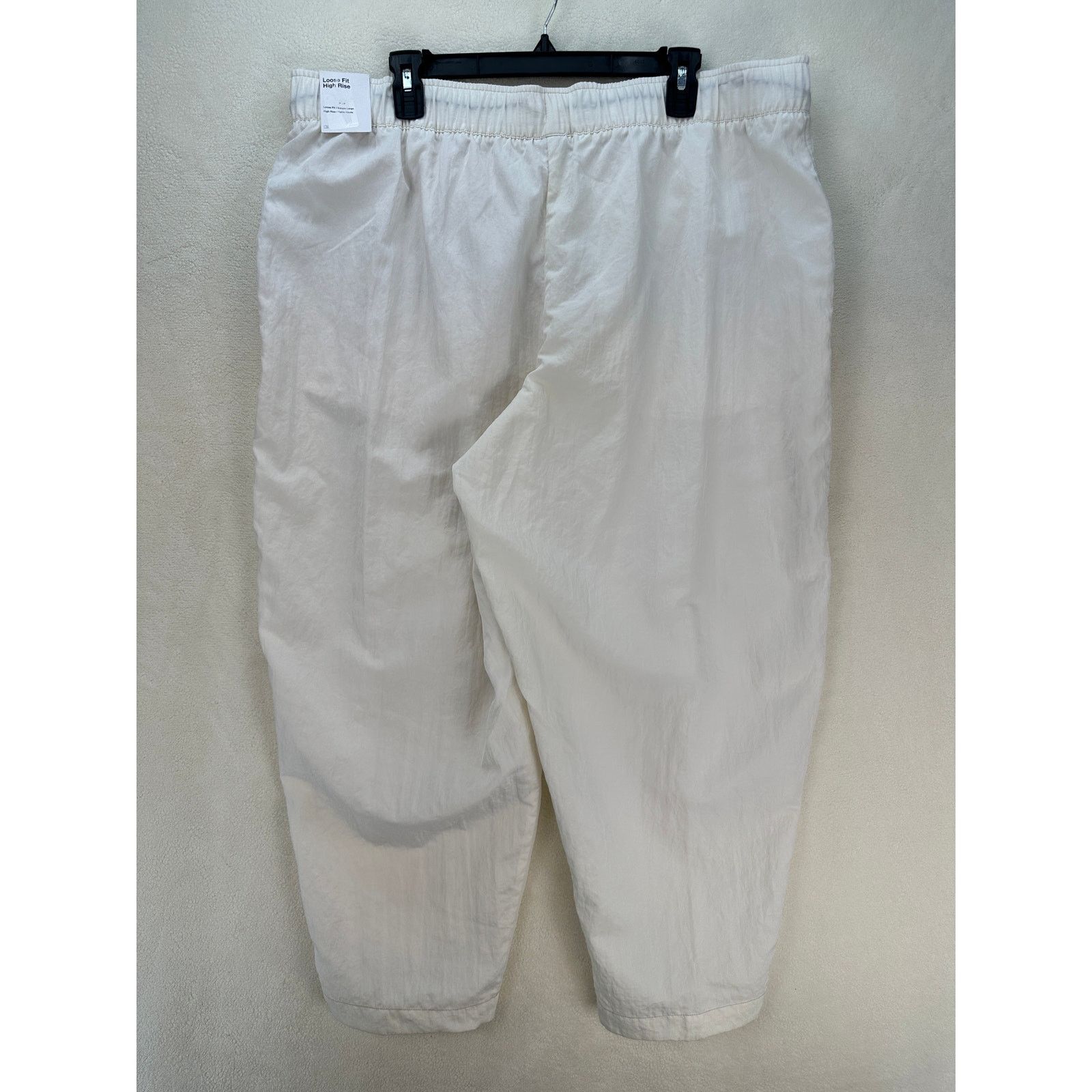 Nike NIKE WOMEN'S XXL HIGH RISE CARGO PANTS BEIGE OFF WHITE Size 39" - 6 Thumbnail
