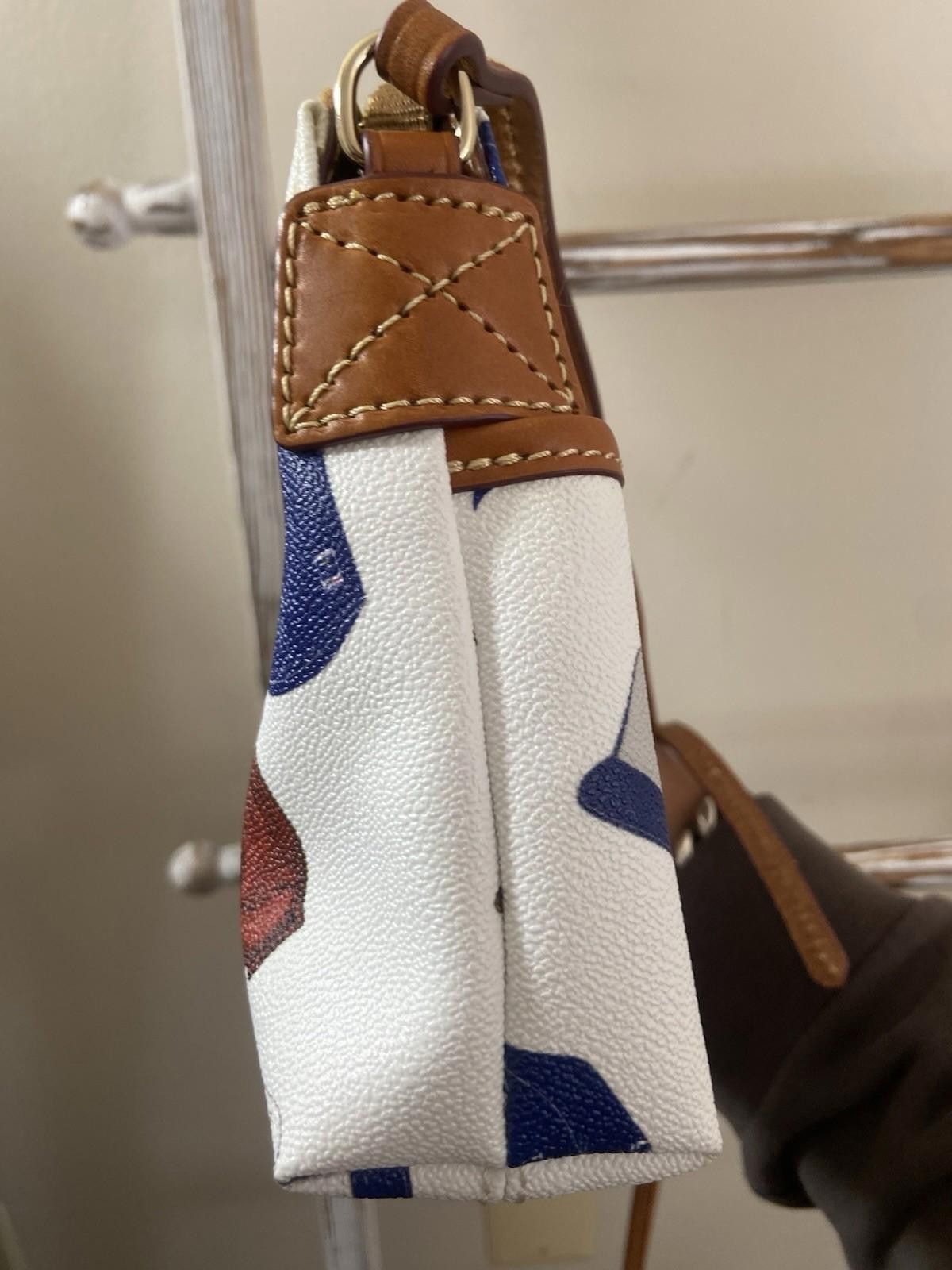 Dooney & Bourke Dooney Bourke X MLB Kansas City Royals Leather Shoulder Bag Size ONE SIZE - 4 Thumbnail