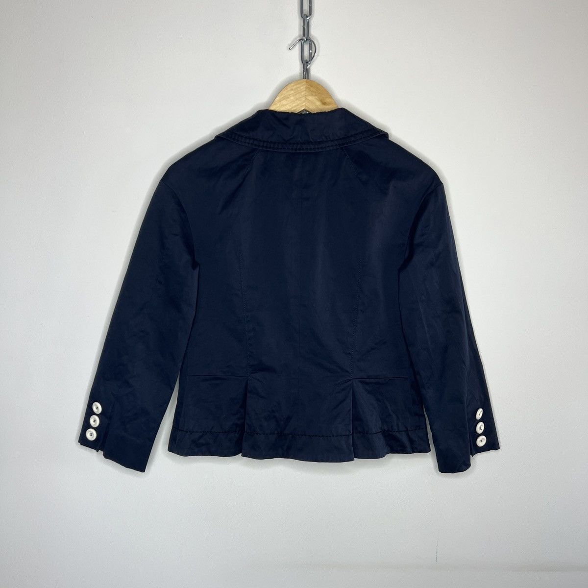 Louis Vuitton Louis Vuitton Navy Blazer Jacket Classic Luxury Cotton Size XS / US 0-2 / IT 36-38 - 7 Thumbnail