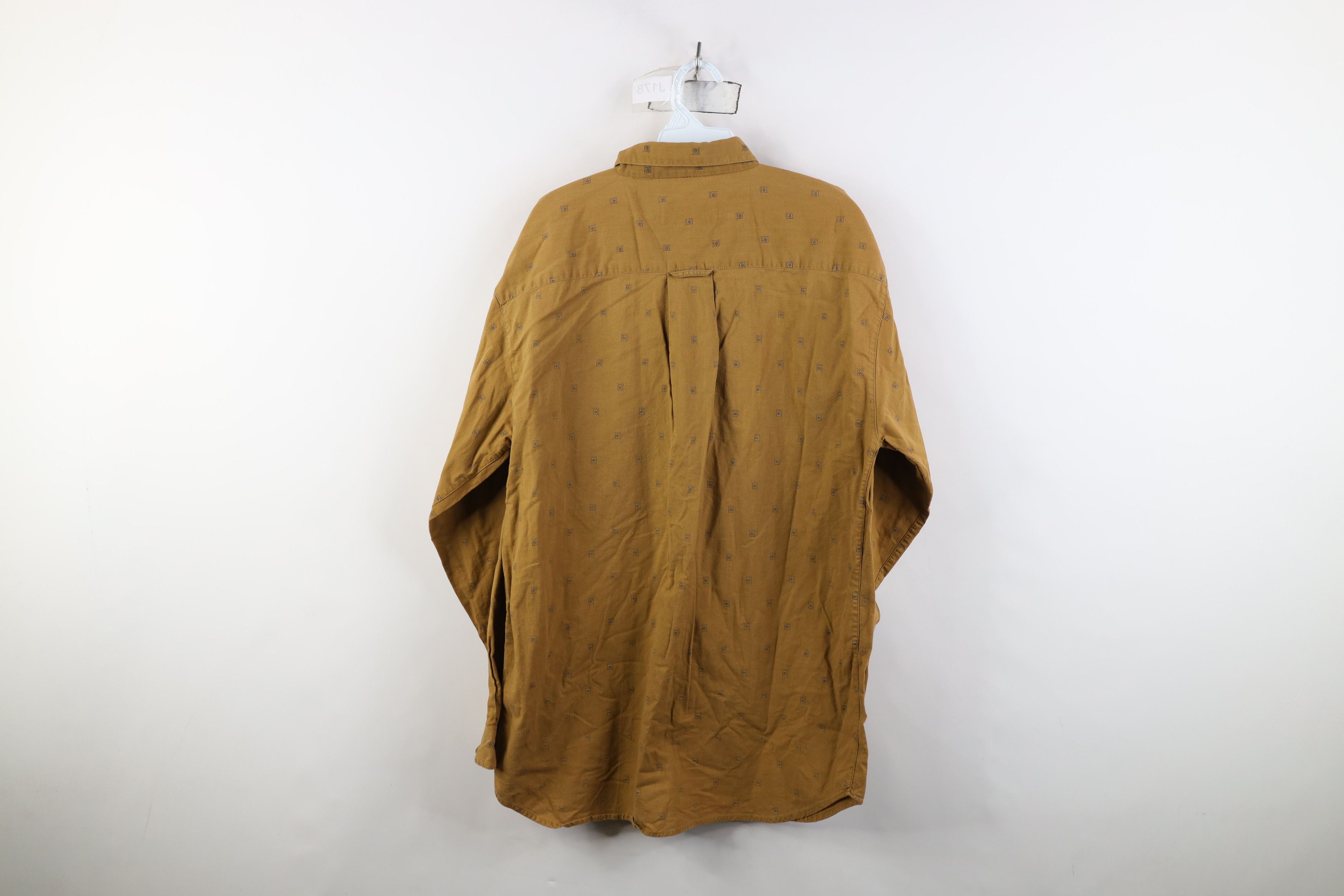 Vintage Vintage 90s Streetwear Geometric Collared Button Down Shirt Size US M / EU 48-50 / 2 - 13 Thumbnail