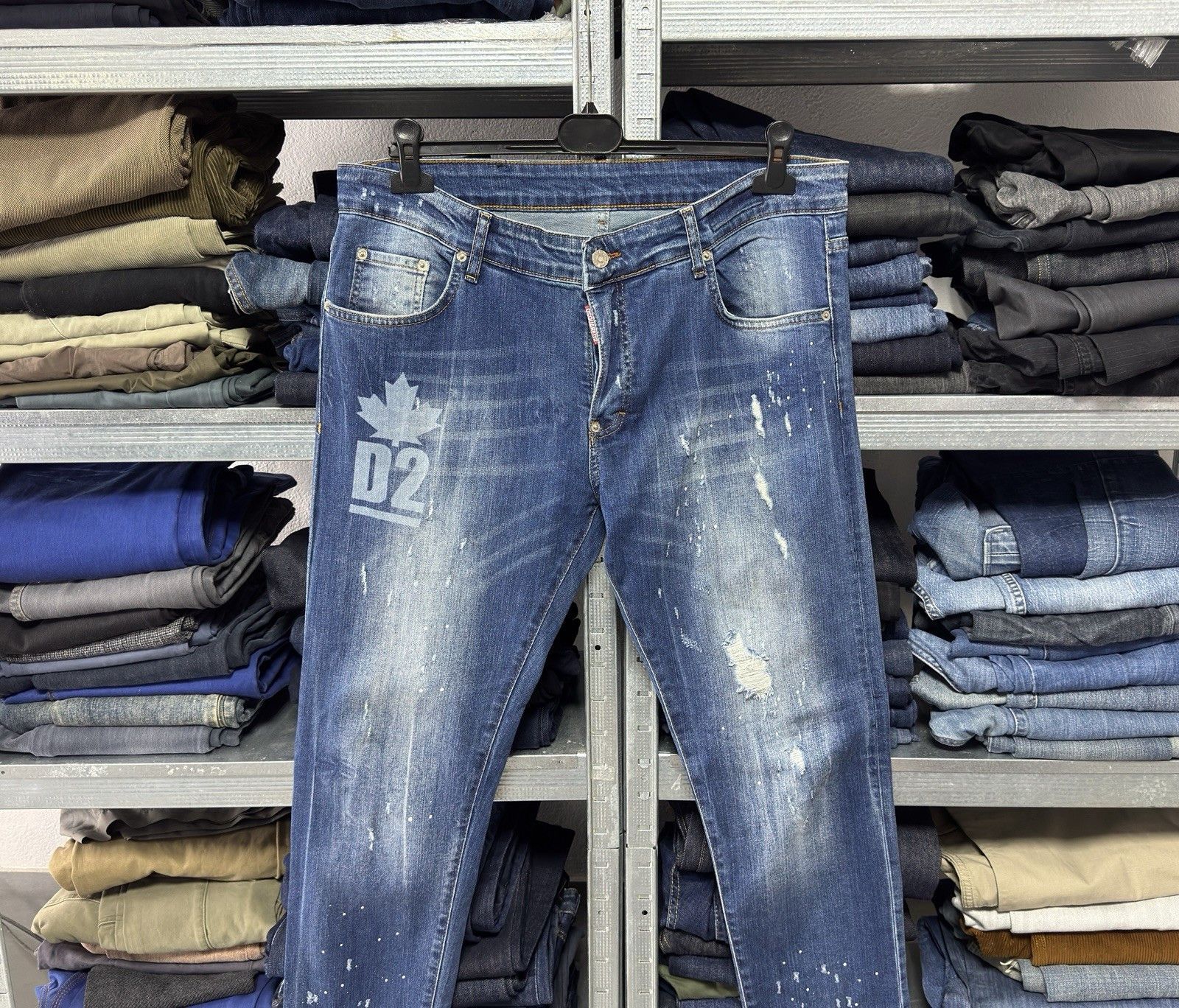 Dsquared2 Dsquared2 Distressed Denim Jeans Pant Made in Italy Size 52 Size US 36 / EU 52 - 2 Thumbnail