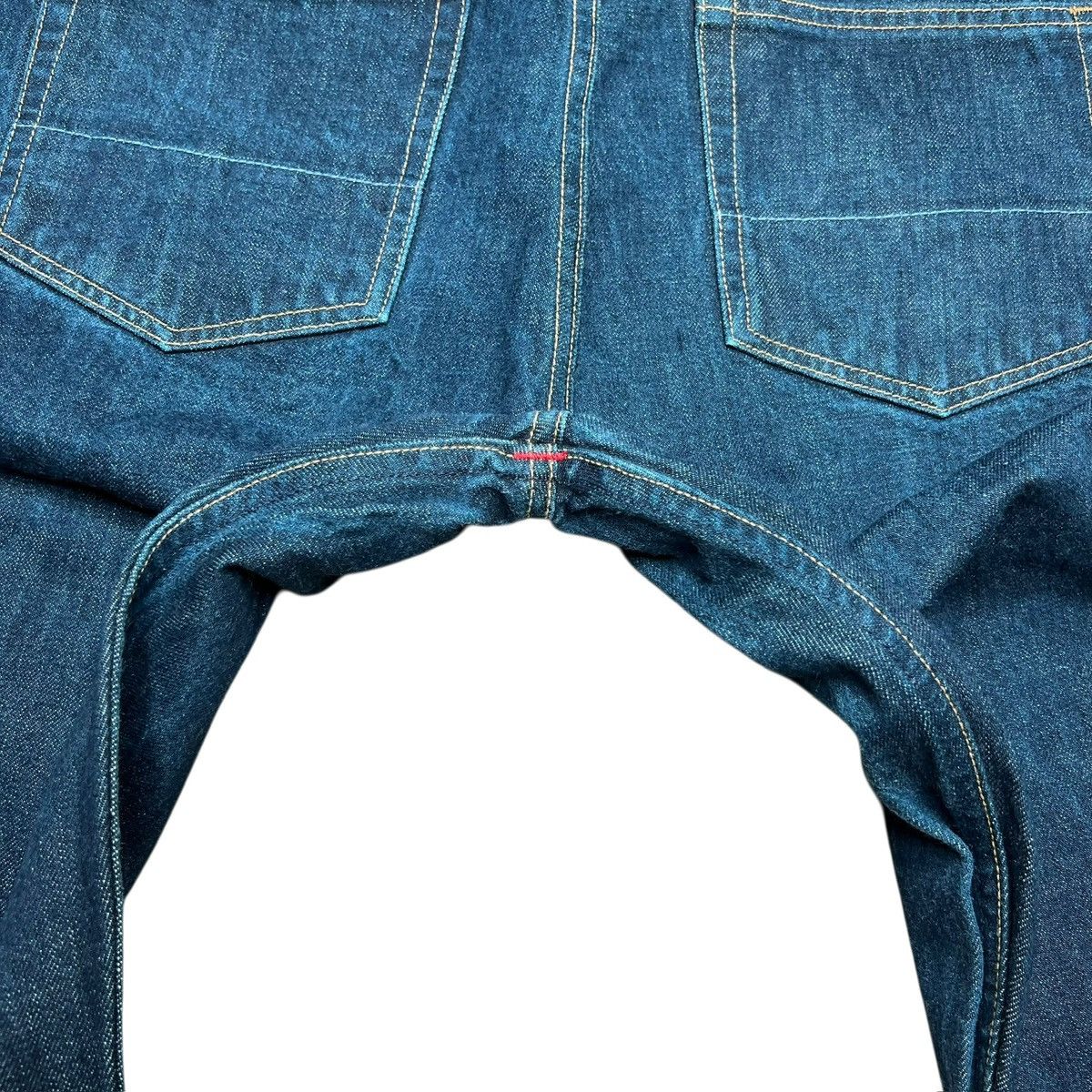 Gustin Gustin Jeans Men Blue Selvedge Straight Fit USA Denim Pants Size US 31 - 12 Thumbnail