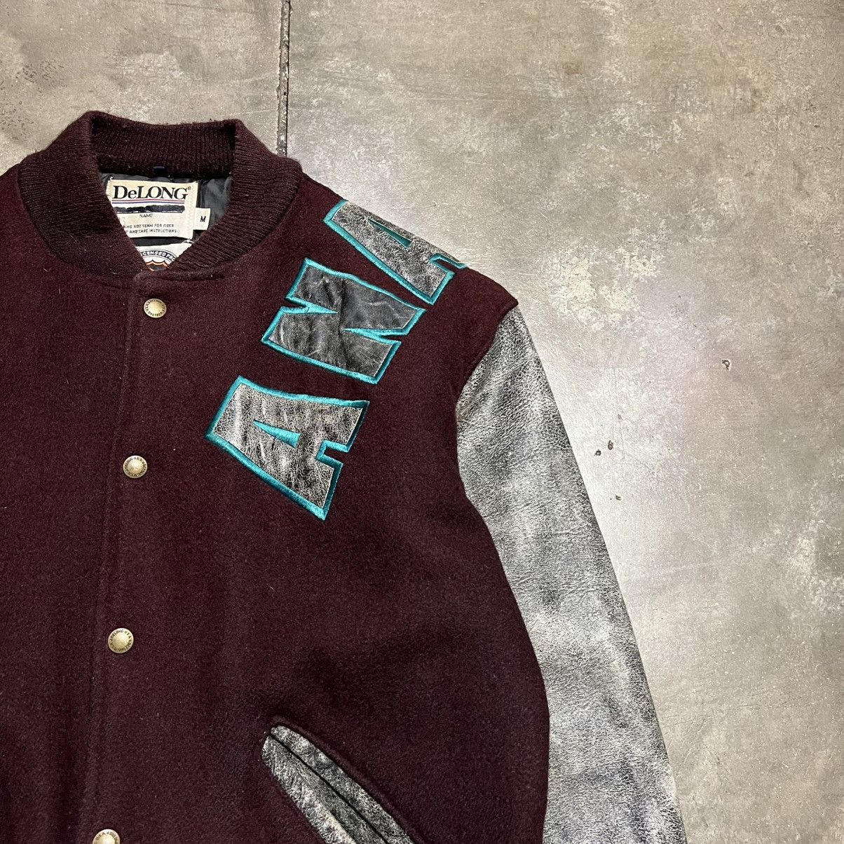 NHL Vintage 90s Anaheim Mighty Ducks Varsity Bomber Jacket USA Size US M / EU 48-50 / 2 - 5 Thumbnail