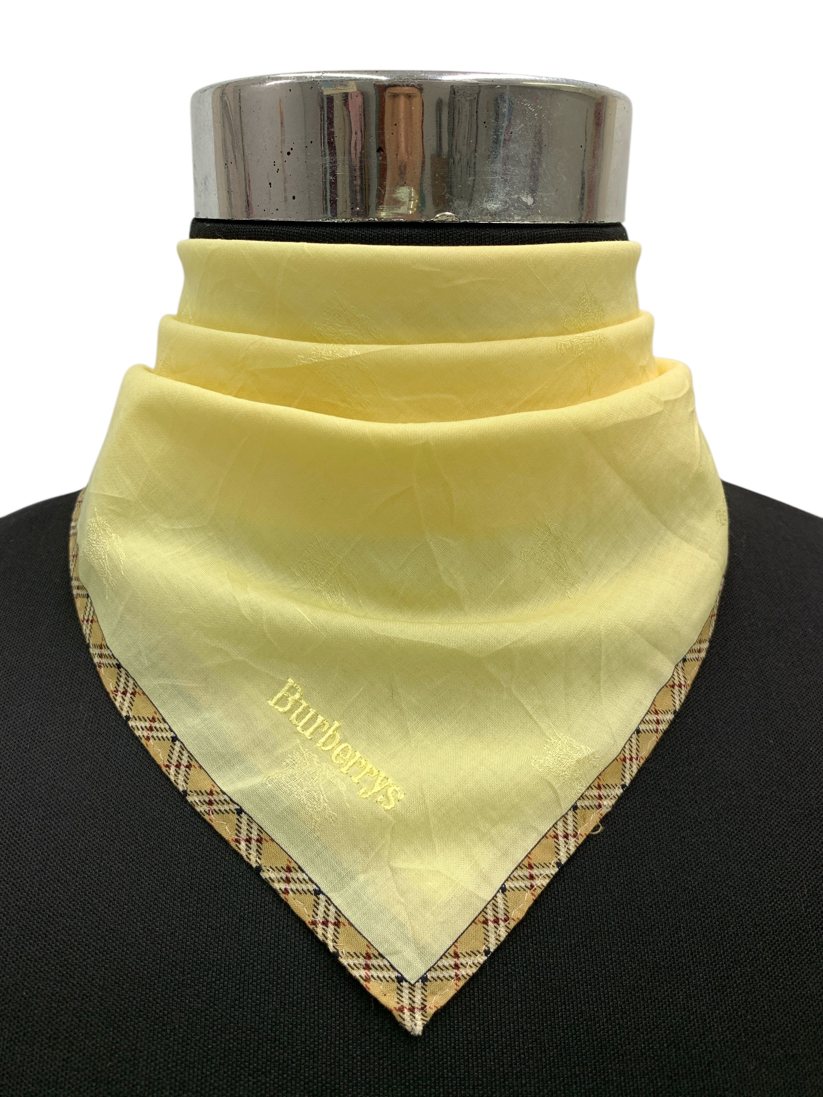Burberry × Vintage Vintage Burberrys Neckerchief/ Handkerchief - HKA954 Size ONE SIZE - 1 Thumbnail