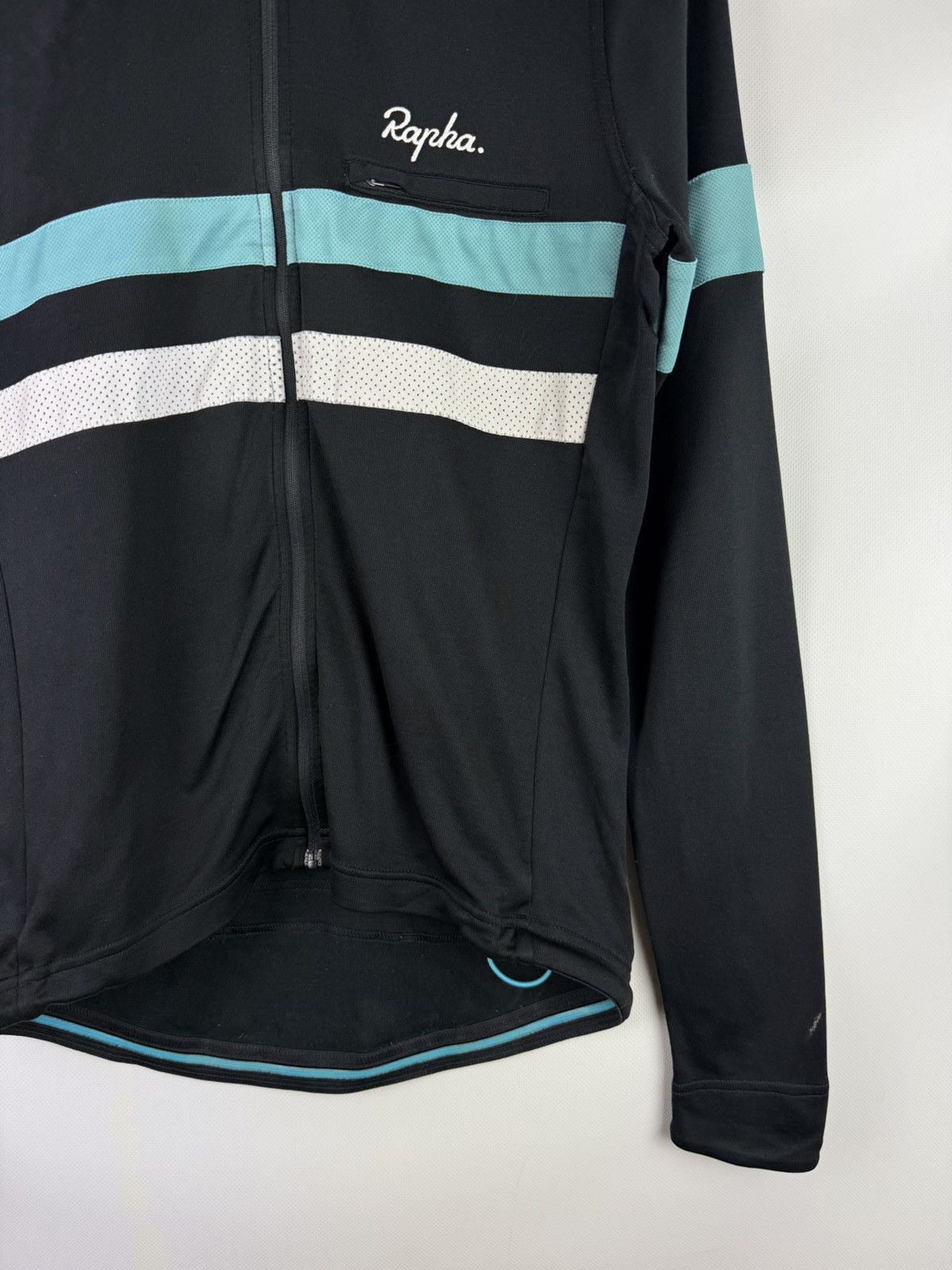 Rapha Rapha Team Sky Men’s Full Zip Cycling Long Sleeve Jersey Size US S / EU 44-46 / 1 - 6 Thumbnail