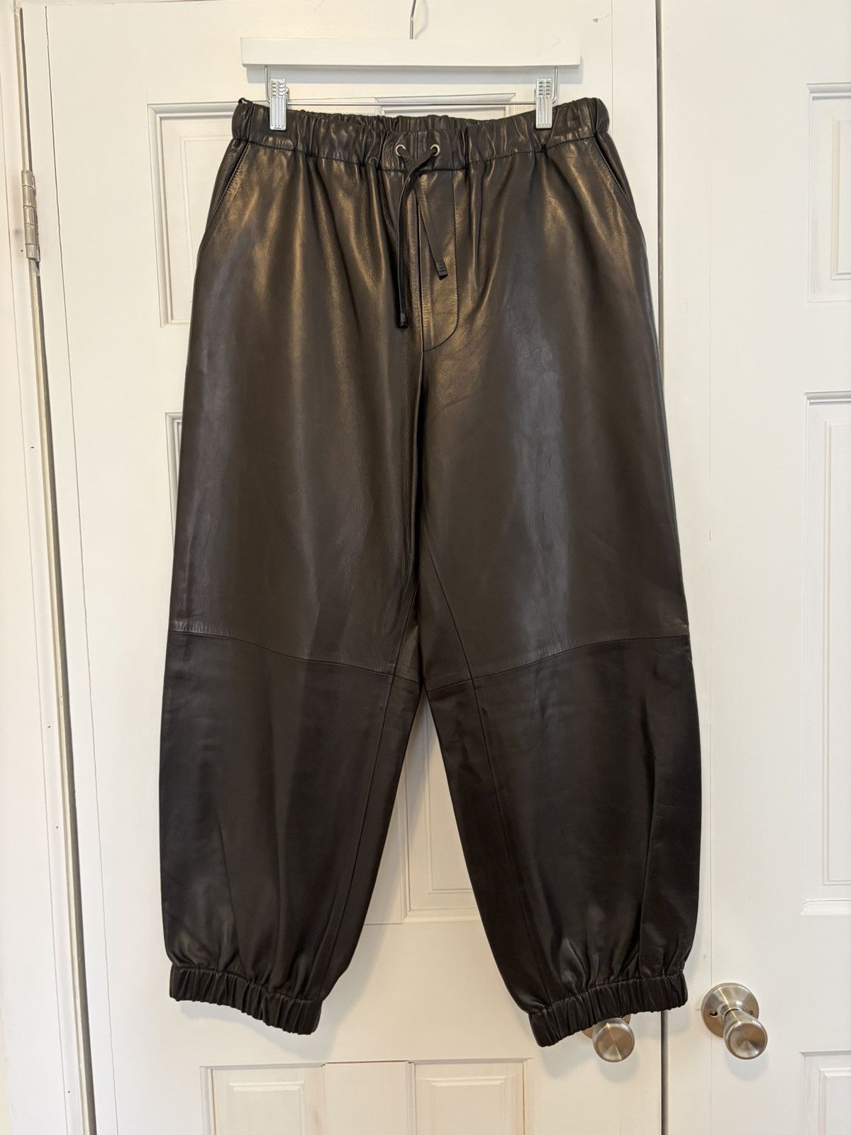 Gucci Gucci Leather Trouser Size US 34 / EU 50 - 1 Thumbnail