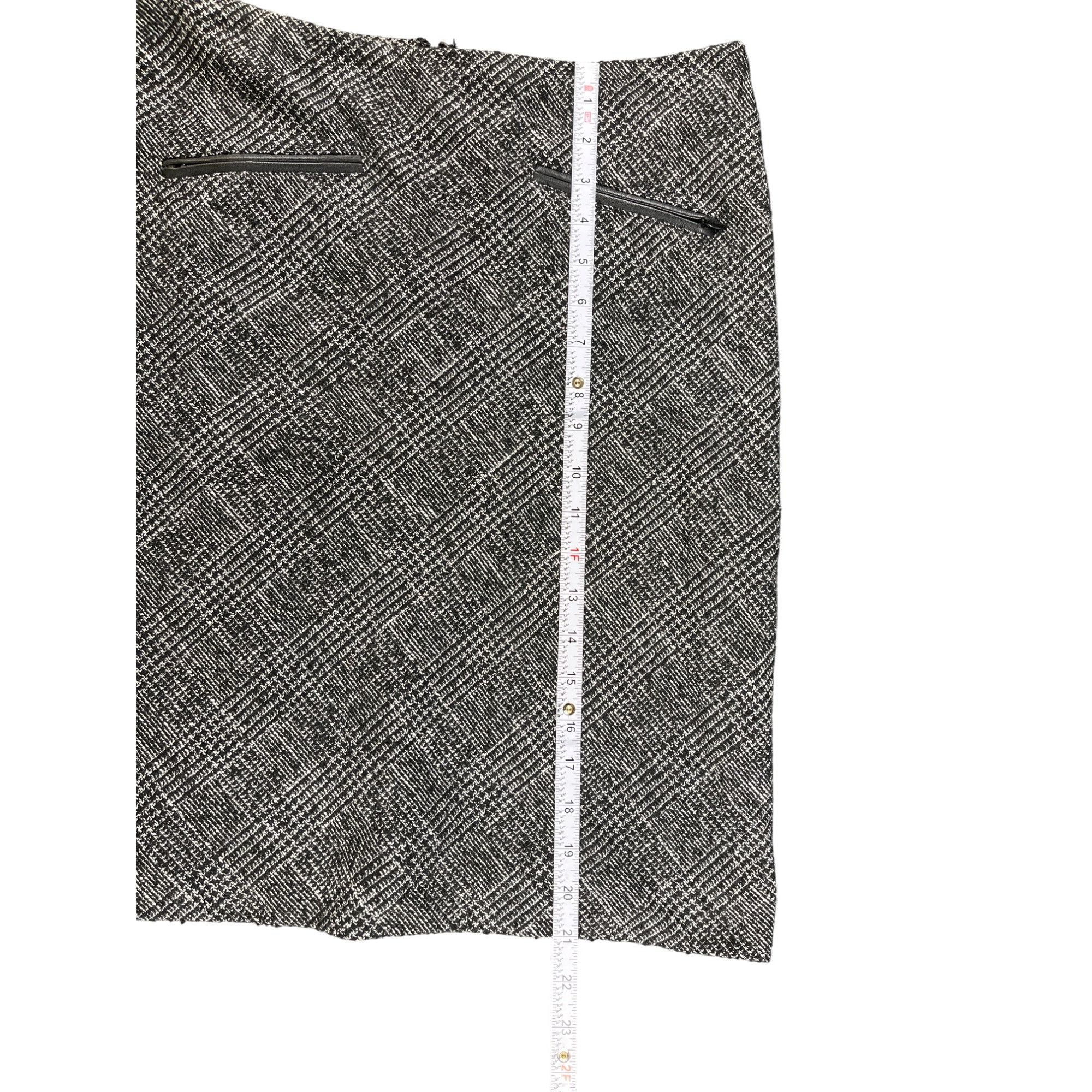 Talbots Talbots SKU 7671 Womens Black and white Pencil Skirt Size 6 Size 28" / US 6 / IT 42 - 3 Thumbnail