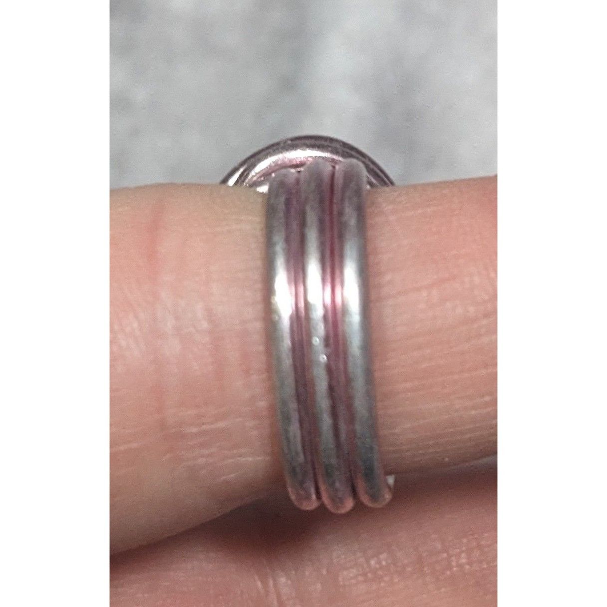 Other Handmade Abstract Pastel Pink Finished Aluminum Wire Wrapped Size ONE SIZE - 12 Thumbnail