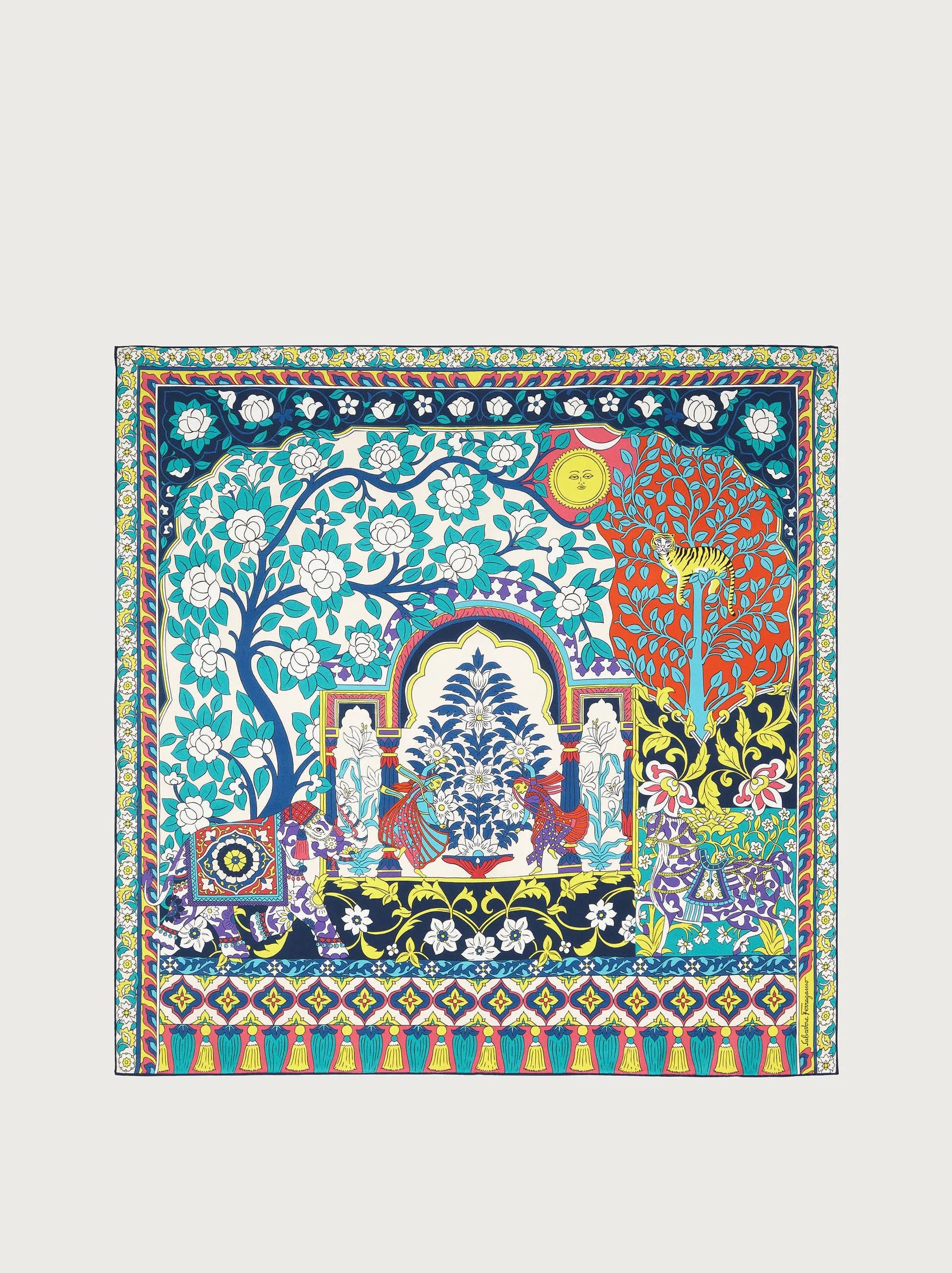 Salvatore Ferragamo o1s1rm1024 Size: 90x90 Cm / Scarf in Multicolor Size ONE SIZE - 1 Thumbnail