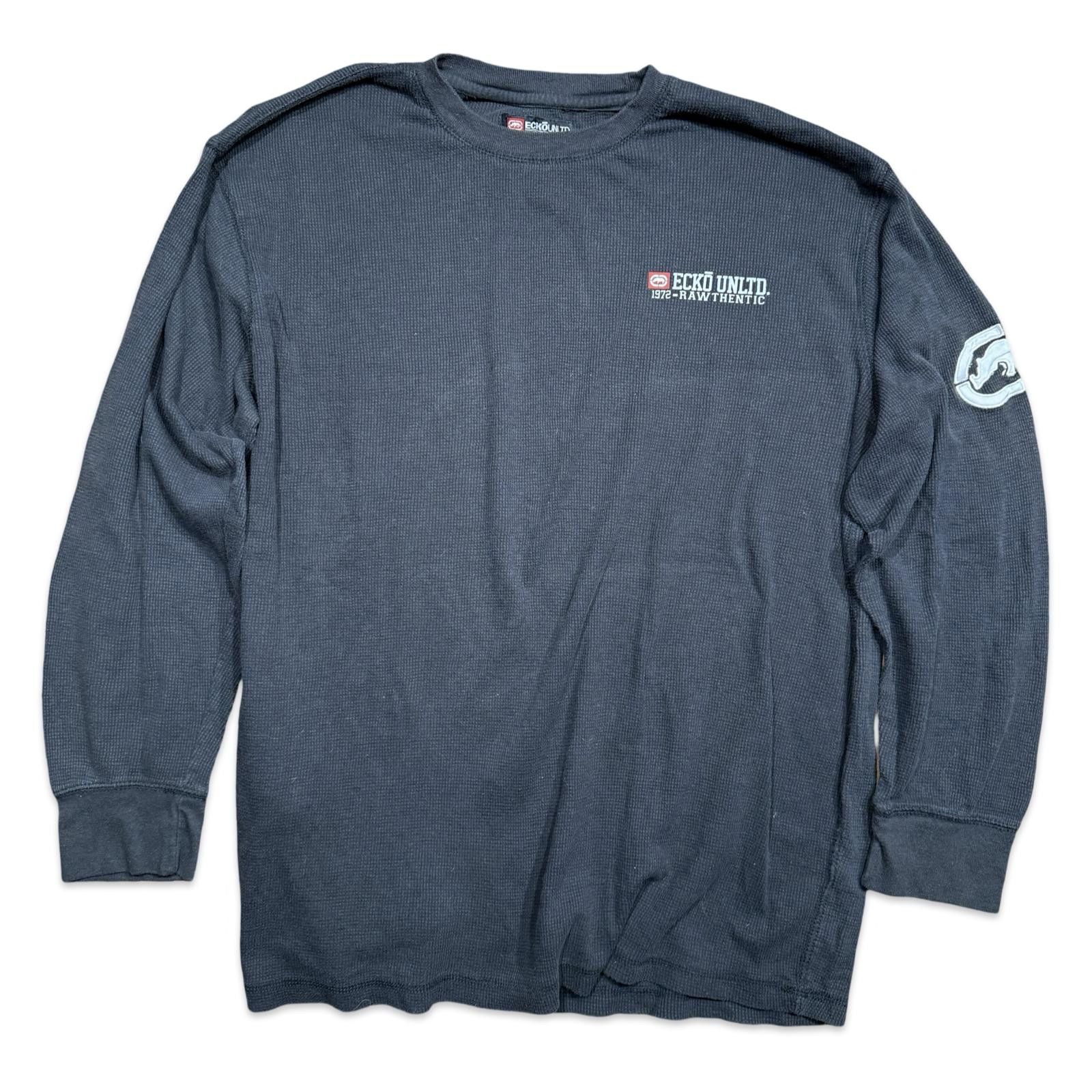 Ecko Unltd. Ecko Unltd. Rawthentic Long Sleeve Thermal Shirt Size US XXL / EU 58 / 5 - 1 Thumbnail