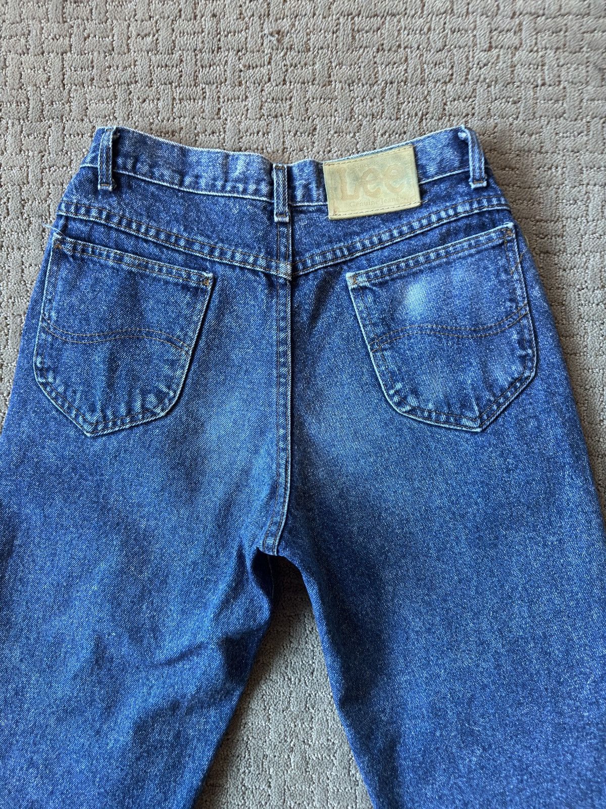 Lee × Vintage Dark Wash Straight Leg Jeans Size US 30 / EU 46 - 5 Thumbnail
