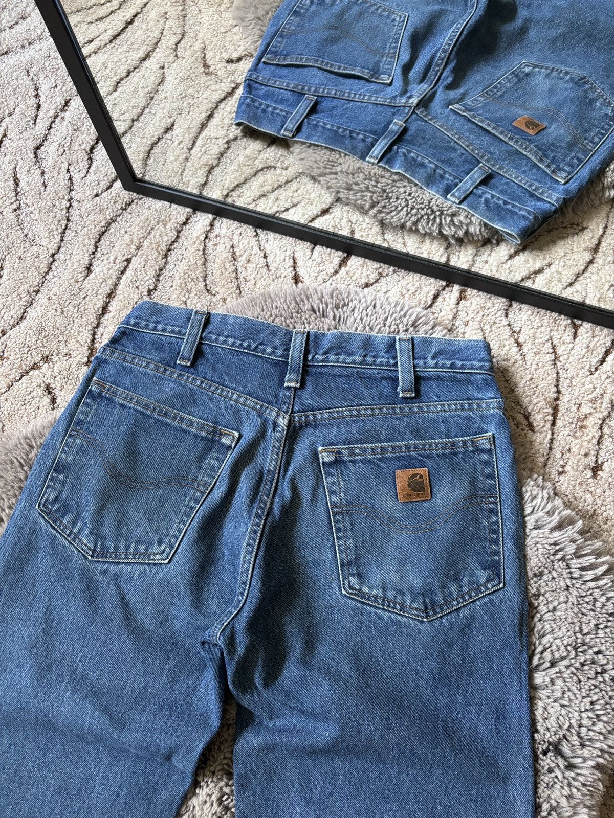 Carhartt × Vintage Carhartt Vintage jeans workwear relaxed denim pants Size US 32 / EU 48 - 4 Thumbnail