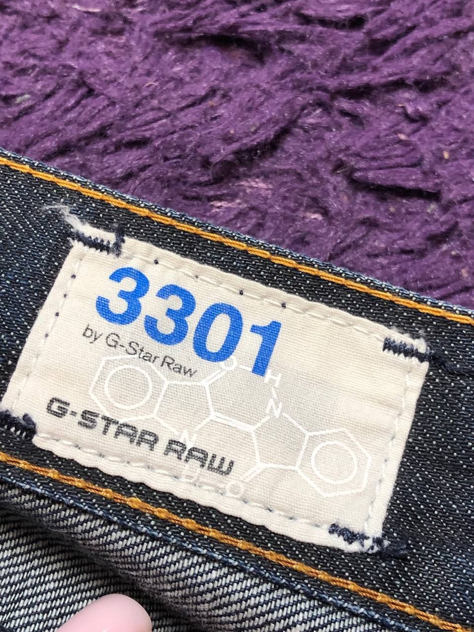 G-Star Denim pants G-Star Raw vintage logo jeans Y2K made in Italy Size US 29 - 2 Thumbnail