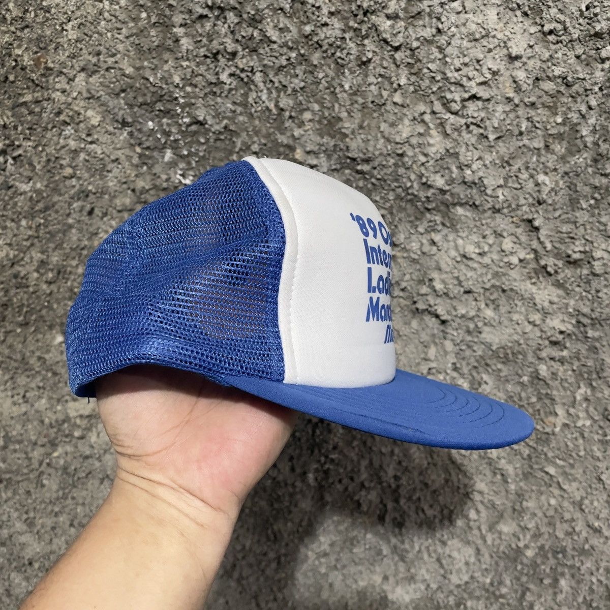 Mizuno Vintage mizuno trucker 89 osaka international marathon Size ONE SIZE - 3 Thumbnail
