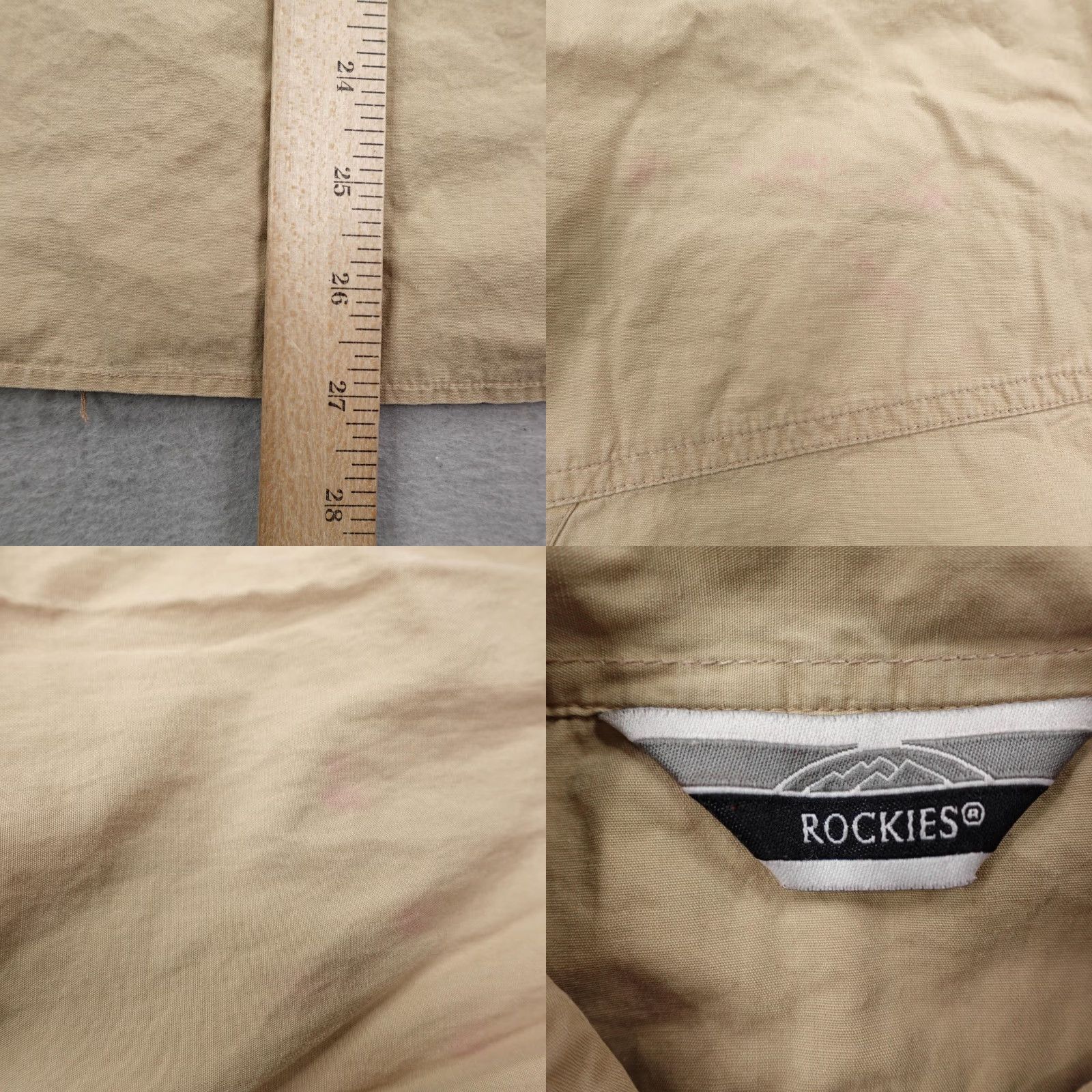 Vintage VINTAGE Rockies Shirt Womens Large Beige Country Western Button Up Embroidered Size M / US 6-8 / IT 42-44 - 8 Thumbnail
