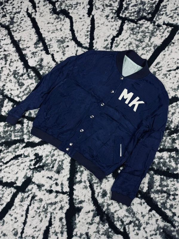 Maison Kitsune Maison Kitsune Reversible Bomber Jacket Navy Blue XS Size XS / US 0-2 / IT 36-38 - 2 Thumbnail