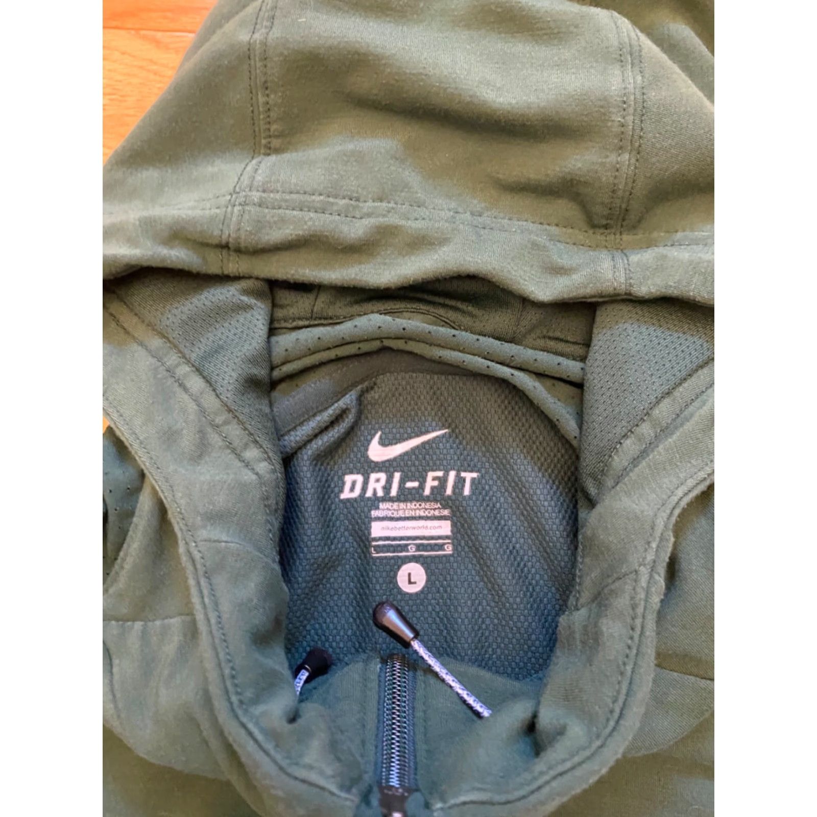Nike Nike Elite Michigan Spartans Dri-Fit Full Zip Jacket Green Mens Sz L Size US L / EU 52-54 / 3 - 4 Thumbnail