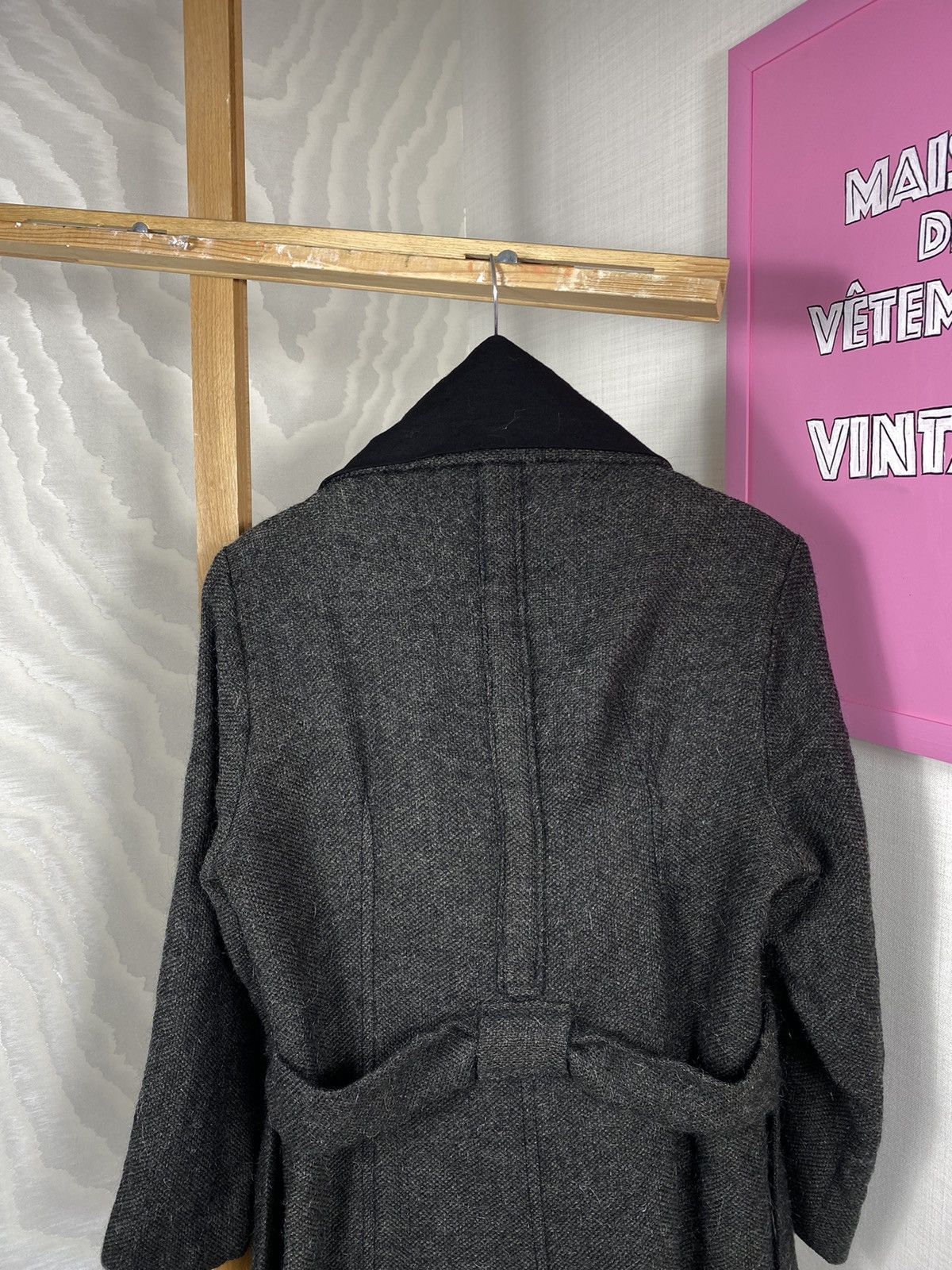 Rick Owens × Vintage Olmar & Mirta Anthracite Coat Size S / US 4 / IT 40 - 17 Thumbnail