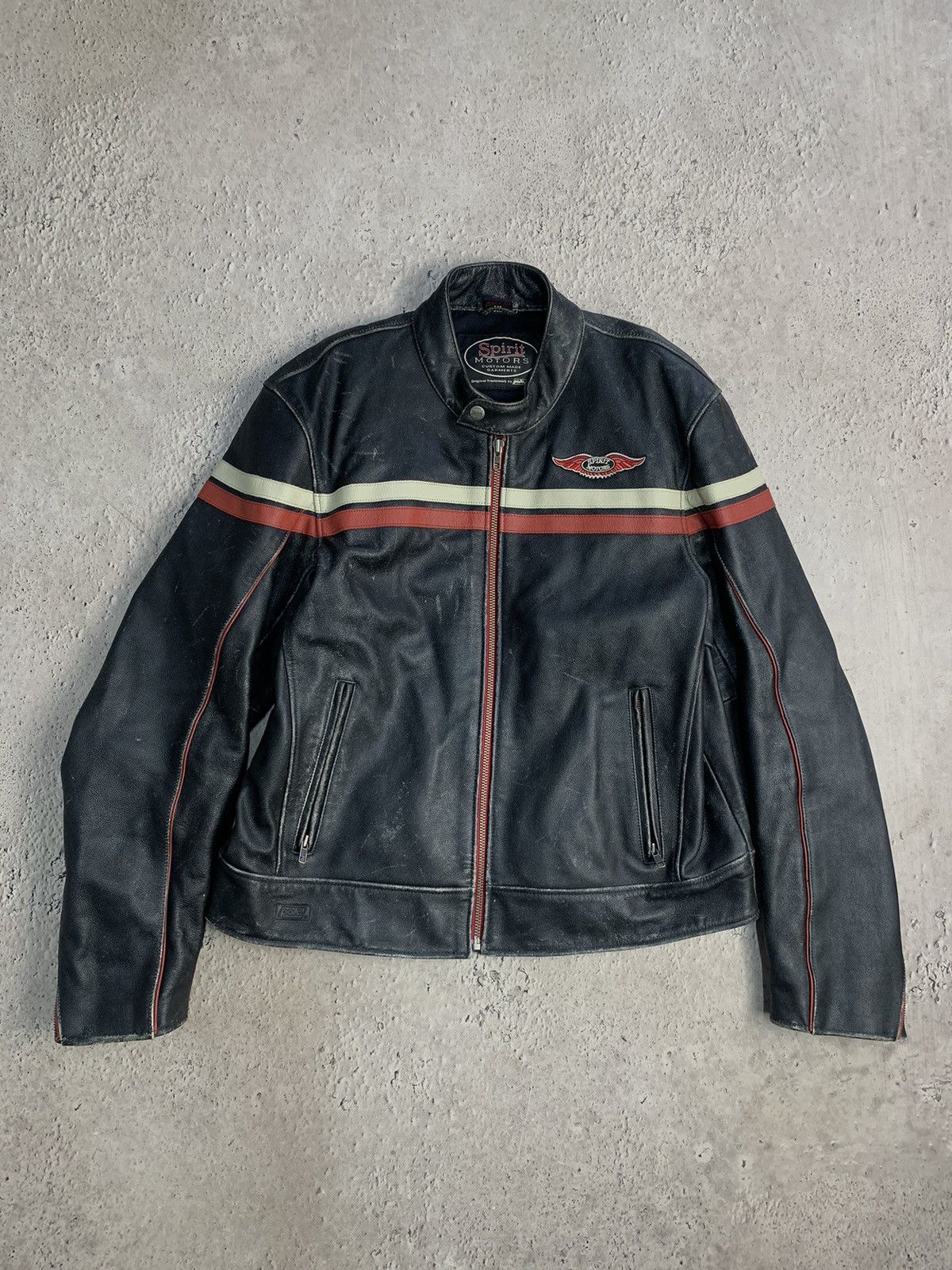 Harley Davidson Harley Davidson Leather Biker Jacket USA Vintage 90s Size US XL / EU 56 / 4 - 1 Thumbnail