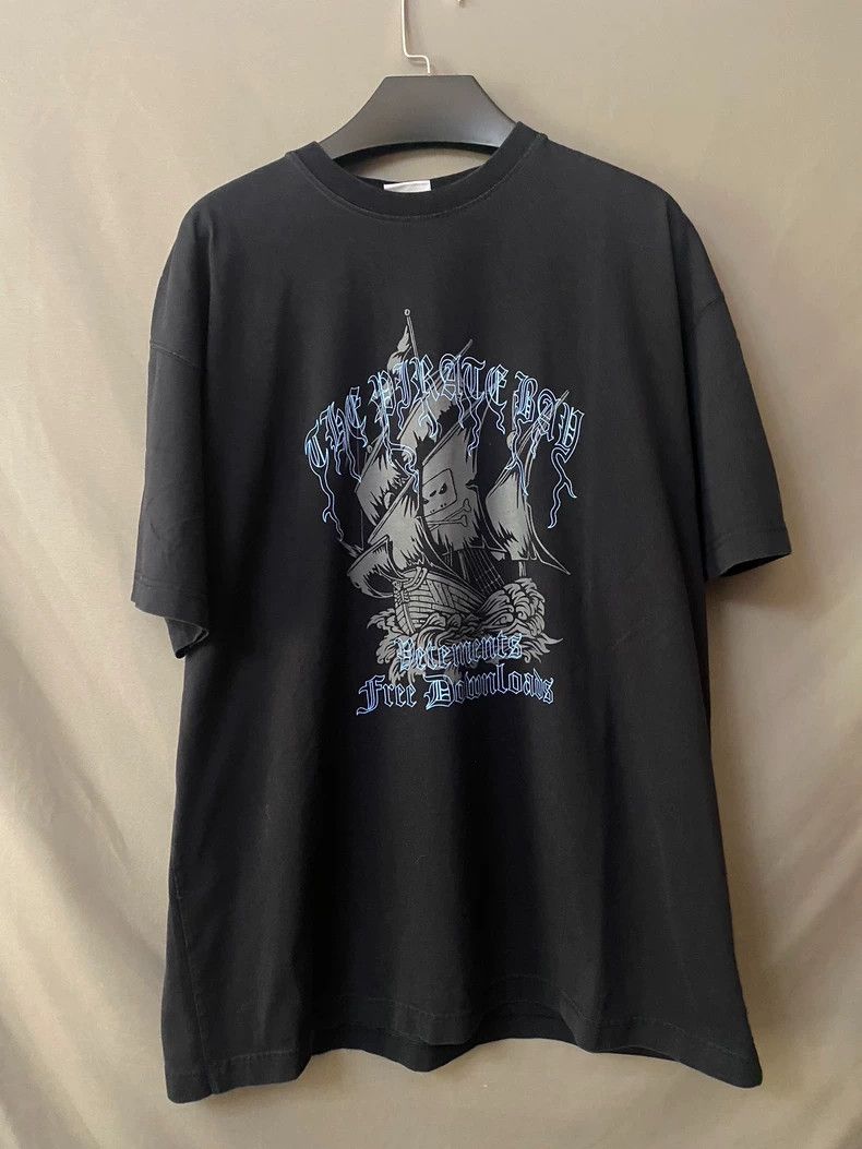 Vetements Vetements Pirate Ship Print Short Sleeve T-Shirt-yf Size US XS / EU 42 / 0 - 1 Thumbnail