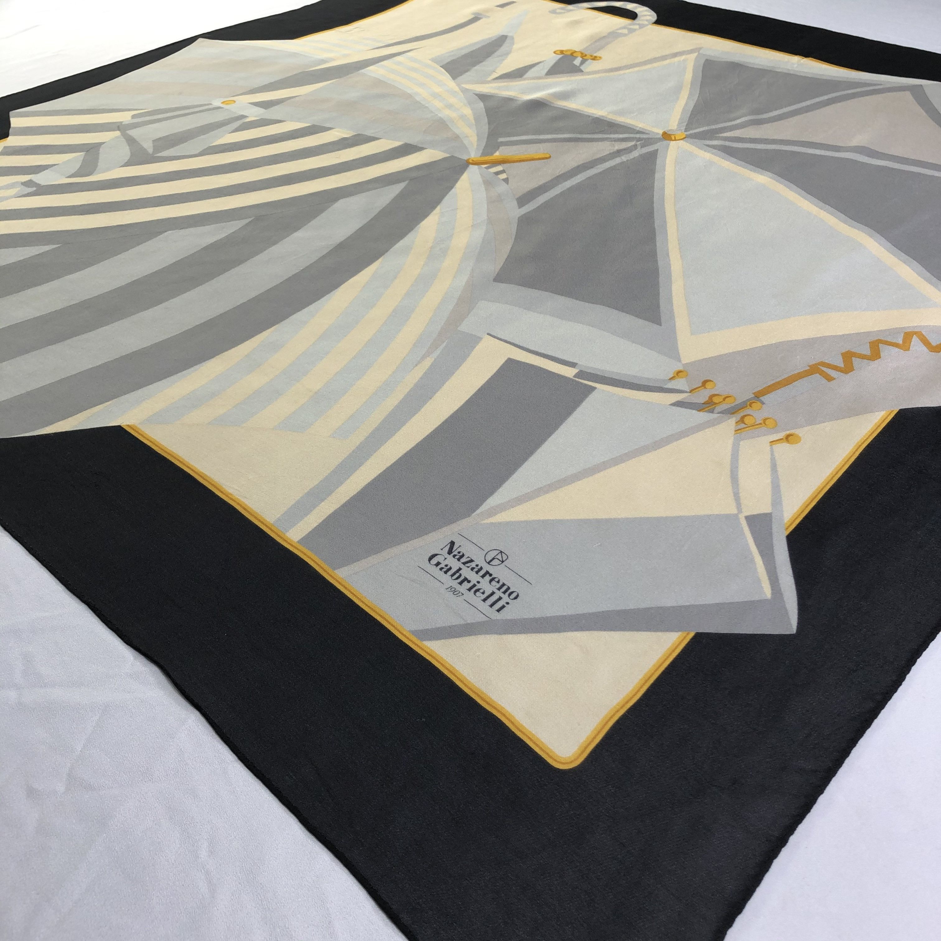Nazareno Gabrielli × Vintage Vintage Nazareno Gabrielli Silk Scarf Size ONE SIZE - 4 Thumbnail