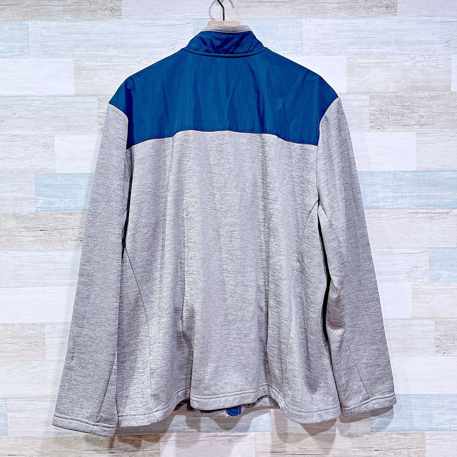 Orvis Orvis Fleece Bonded Mesh Full Zip Jacket Gray Blue Mens XXL Size US XXL / EU 58 / 5 - 4 Thumbnail