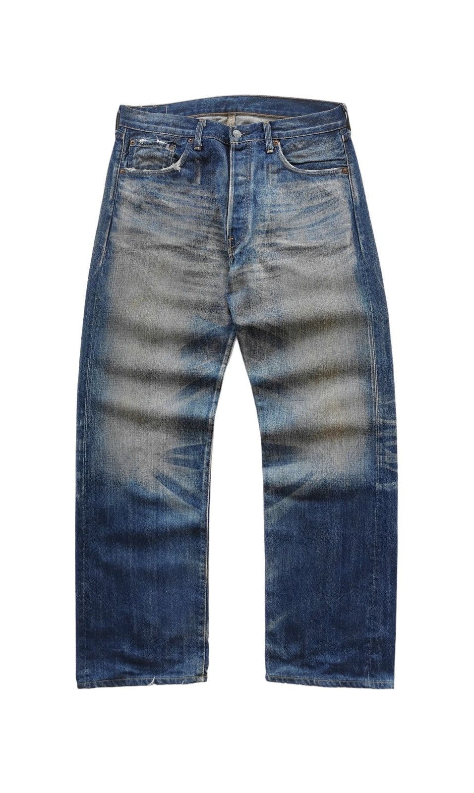 Levi's 501 Sashiko Boro Banana Denim Levi's Levi's 501 custom