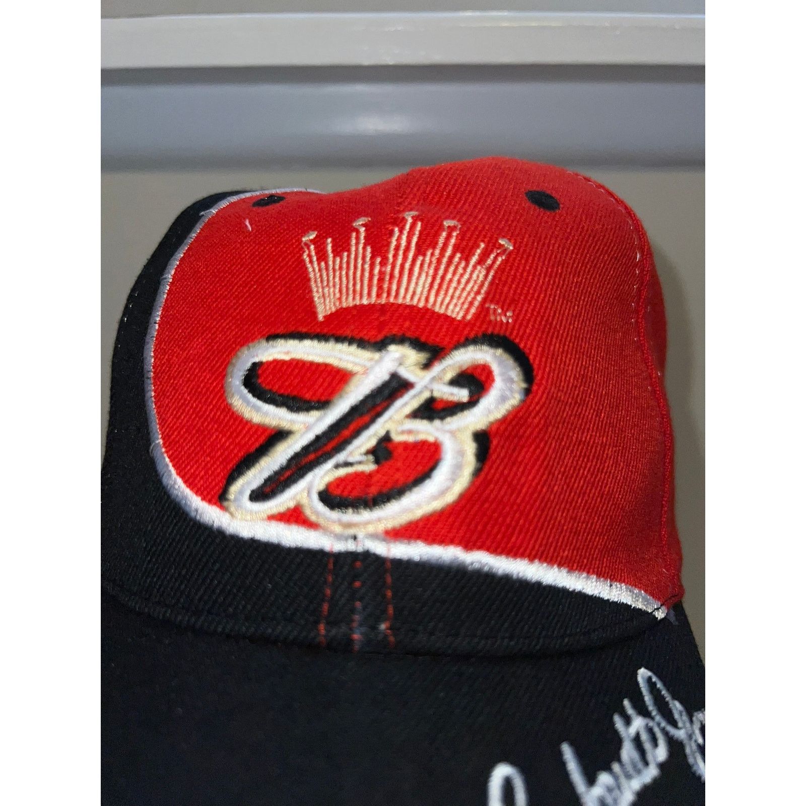 Vintage Y2K Dale Earnhardt Jr. Budweiser Red Hat Headwear 2000s OS Size ONE SIZE - 4 Thumbnail