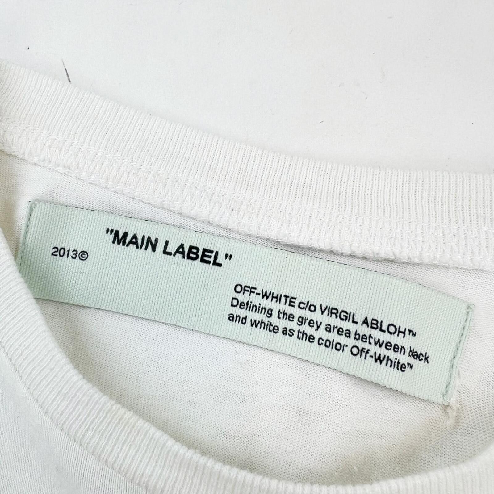 Off-White Off-White Tape Arrows White Long Sleeve T Shirt Size US S / EU 44-46 / 1 - 7 Thumbnail