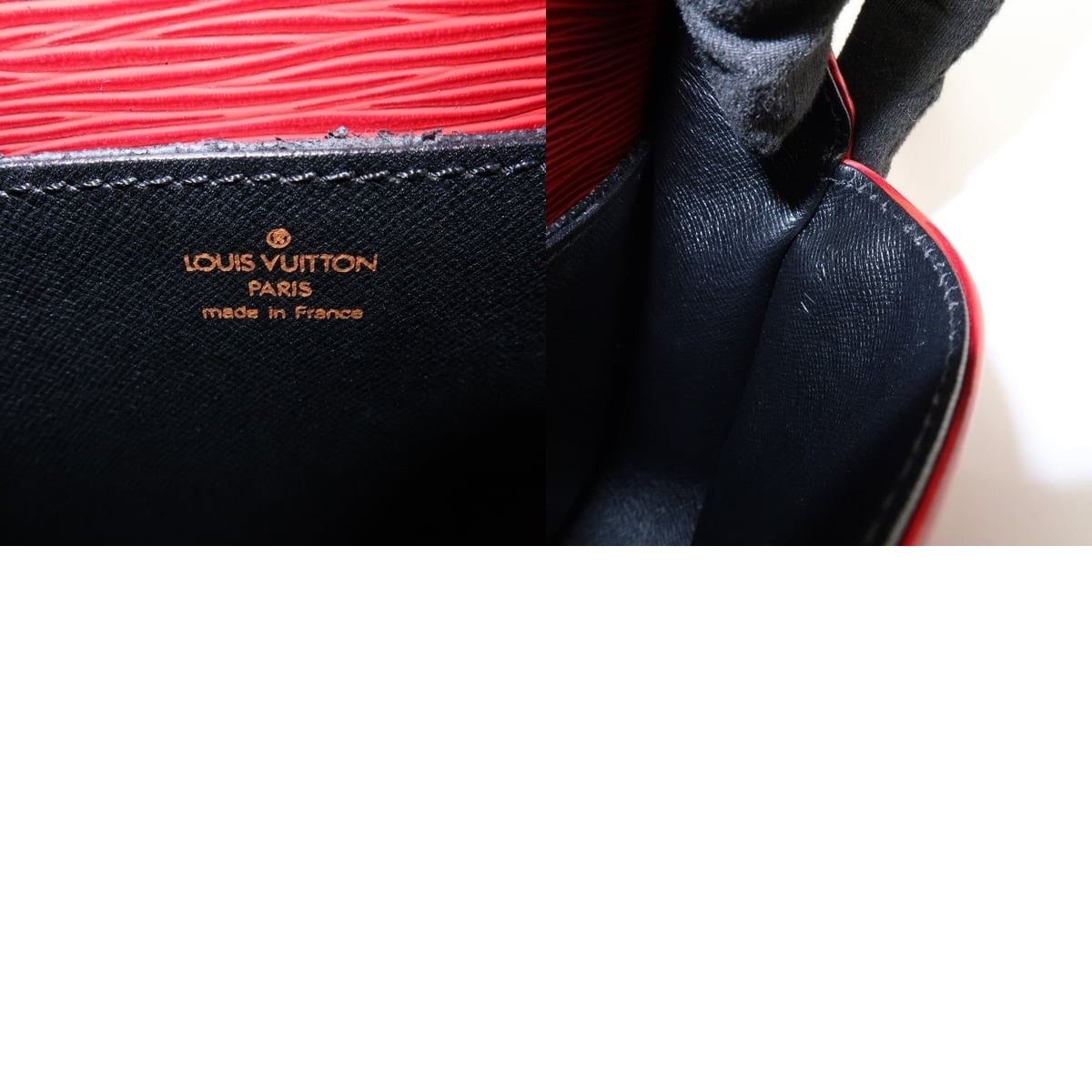 Louis Vuitton Louis Vuitton Epi Mini Saint Cloud Crossbody Bag Red Size ONE SIZE - 8 Thumbnail