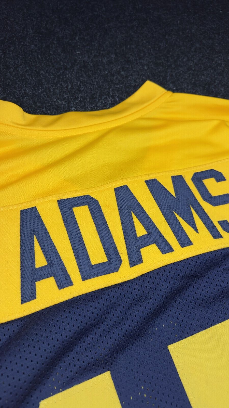 Adams Davante Adams Autographed Green Bay Packers Throwback Jersey Size US XL / EU 56 / 4 - 12 Thumbnail