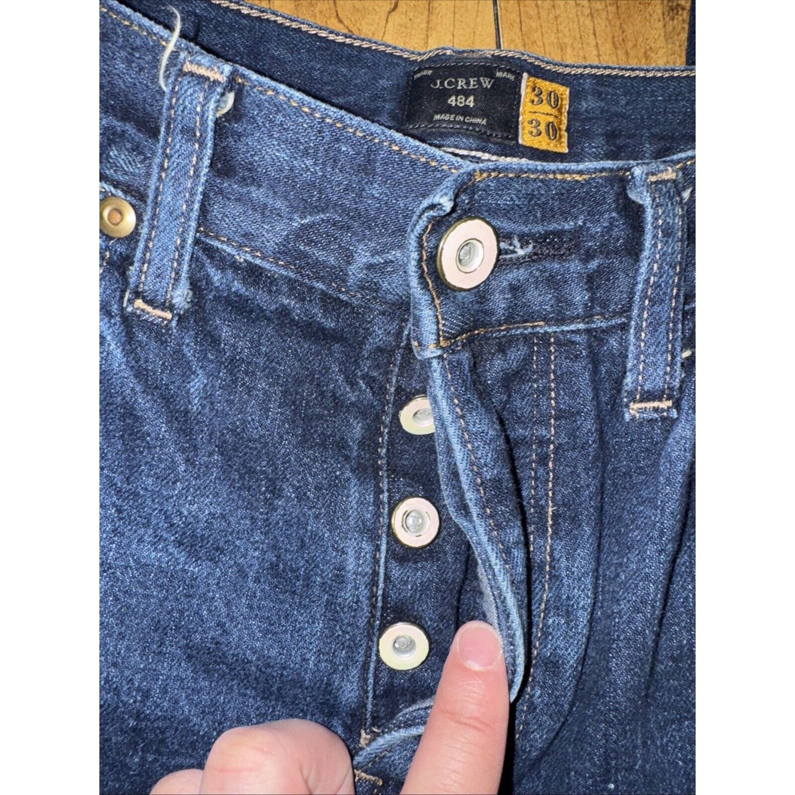 J.Crew × Japanese Brand J. Crew Button Fly Jeans 30x29 Blue Kiara Denim Japanese 484 Size US 30 / EU 46 - 5 Thumbnail