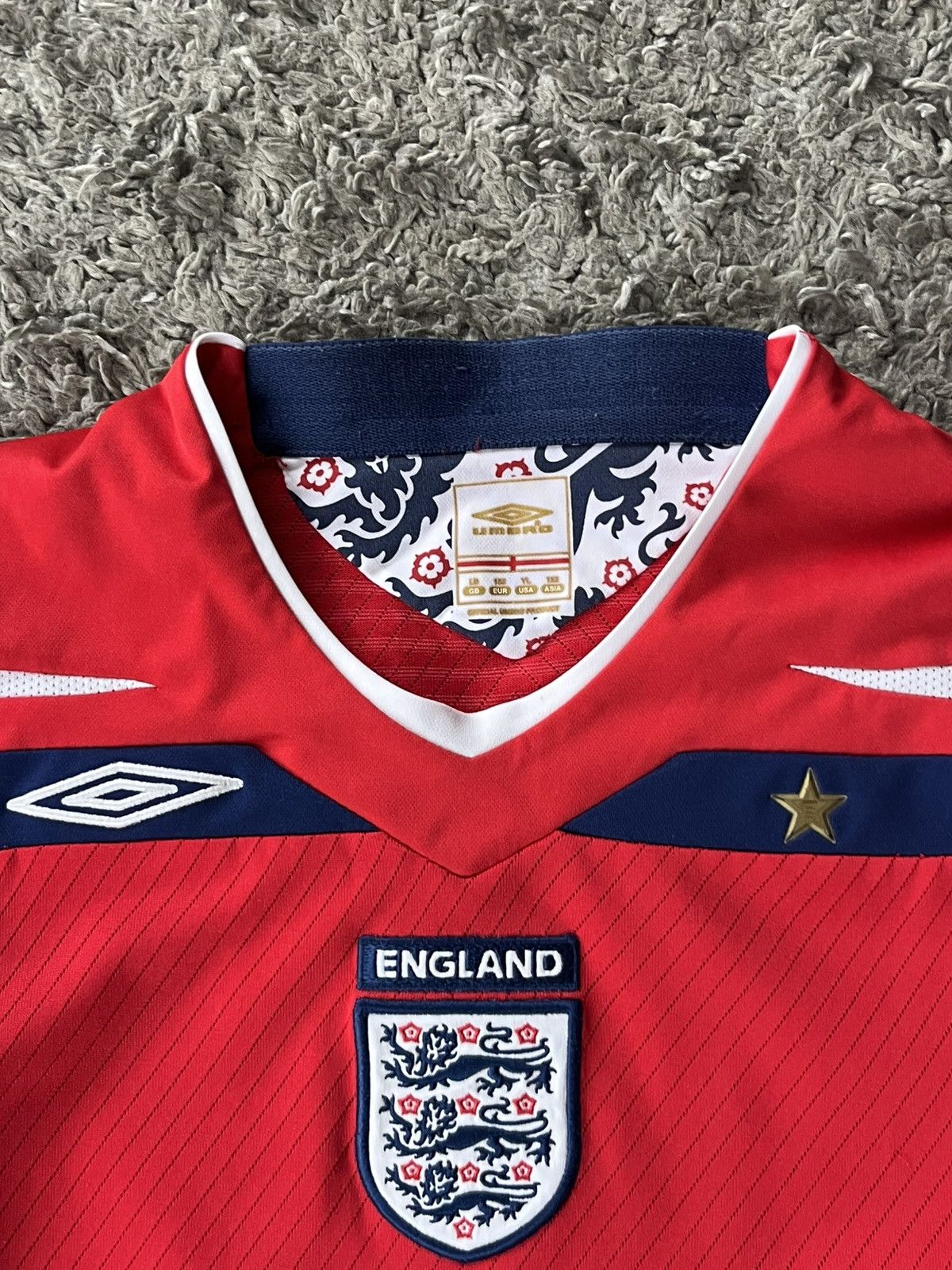 Umbro Vintage Shirt Umbro ENGLAND Soccer Football Sportwear Size US XS / EU 42 / 0 - 3 Thumbnail