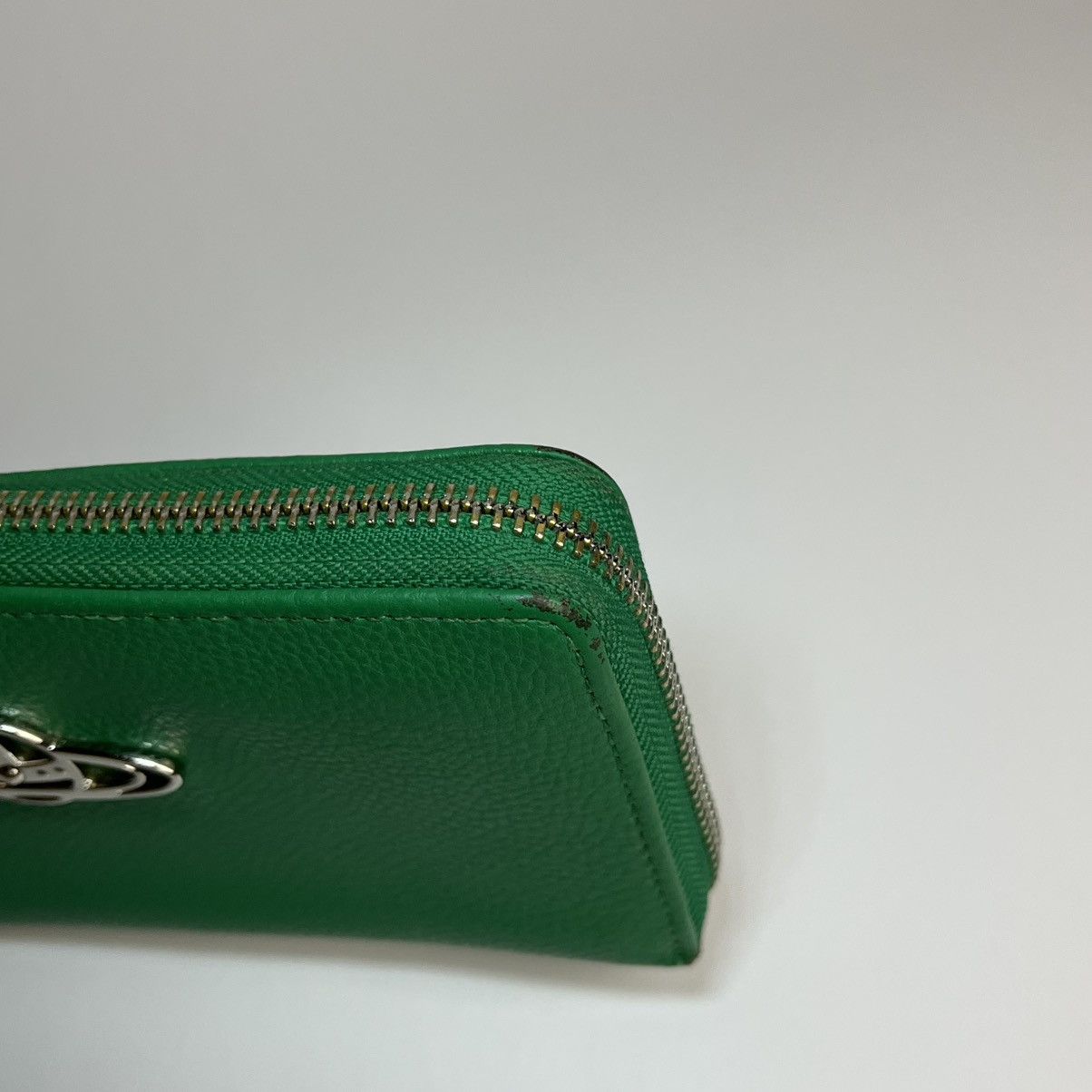 Vivienne Westwood Vivienne Westwood Green Leather Long Wallet Size ONE SIZE - 9 Thumbnail