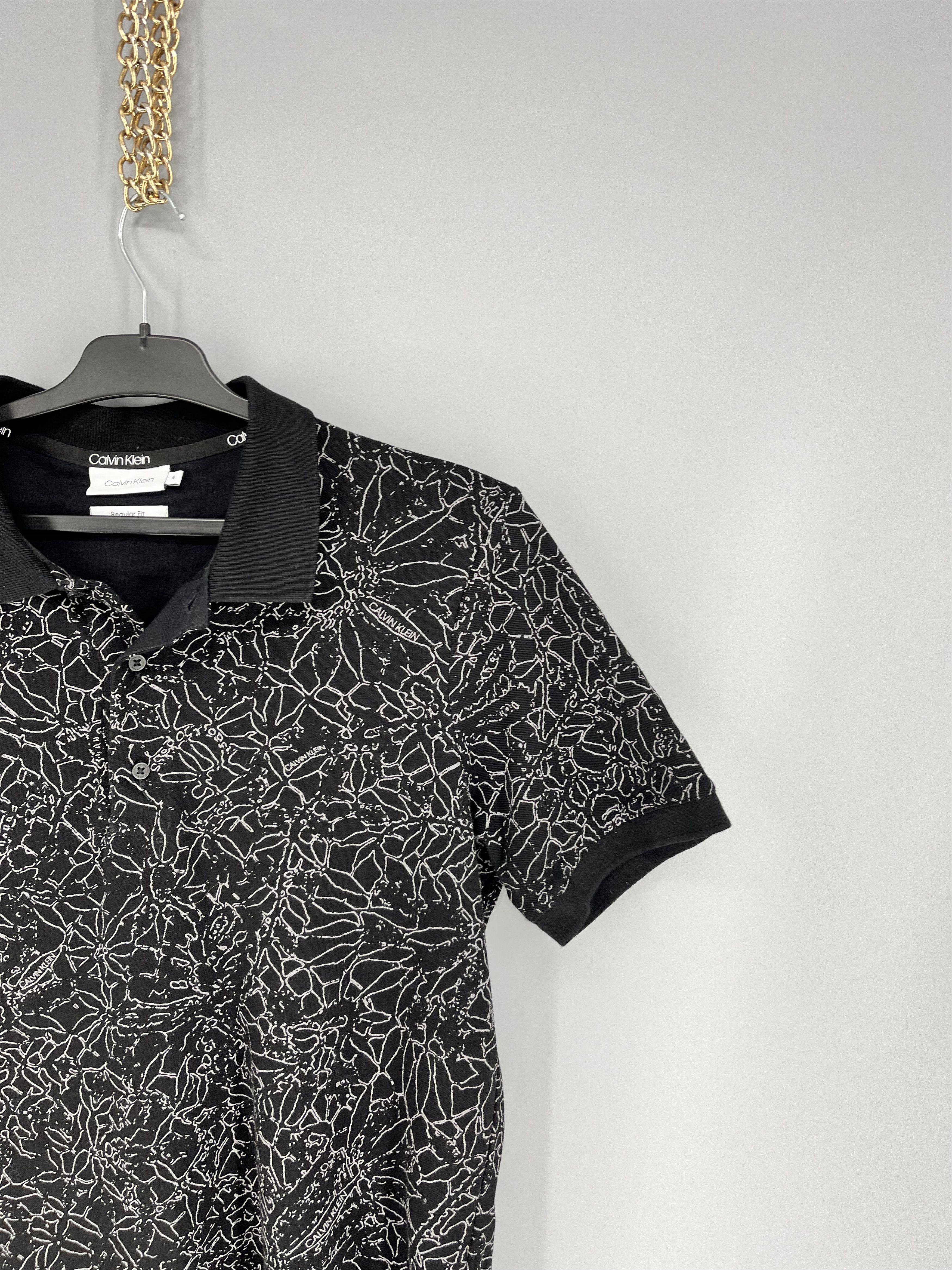 Calvin Klein Clavin Klein CK Golf Black And White Polos Shirt Regular Fit Size US S / EU 44-46 / 1 - 5 Thumbnail