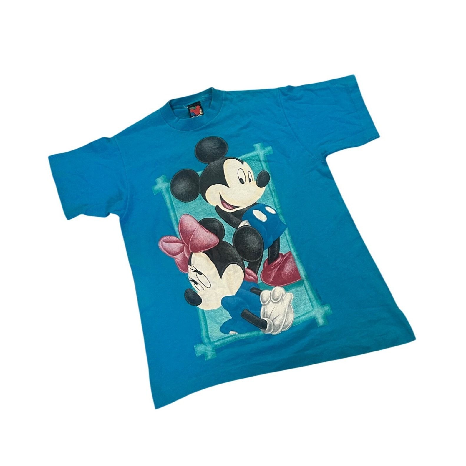 Mickey Unlimited Vintage 1990's Mickey Unlimited Mickey & Minnie Single Stitc Size US S / EU 44-46 / 1 - 3 Thumbnail