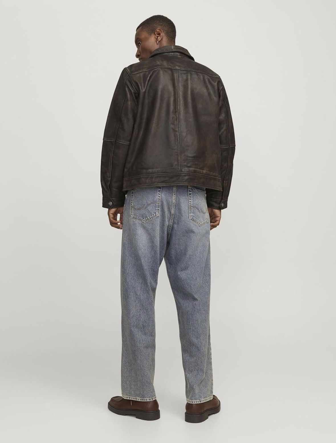 Jack & Jones Jack & Jones Goat Leather Brown Jacket Size 3XL Size US XXL / EU 58 / 5 - 2 Thumbnail
