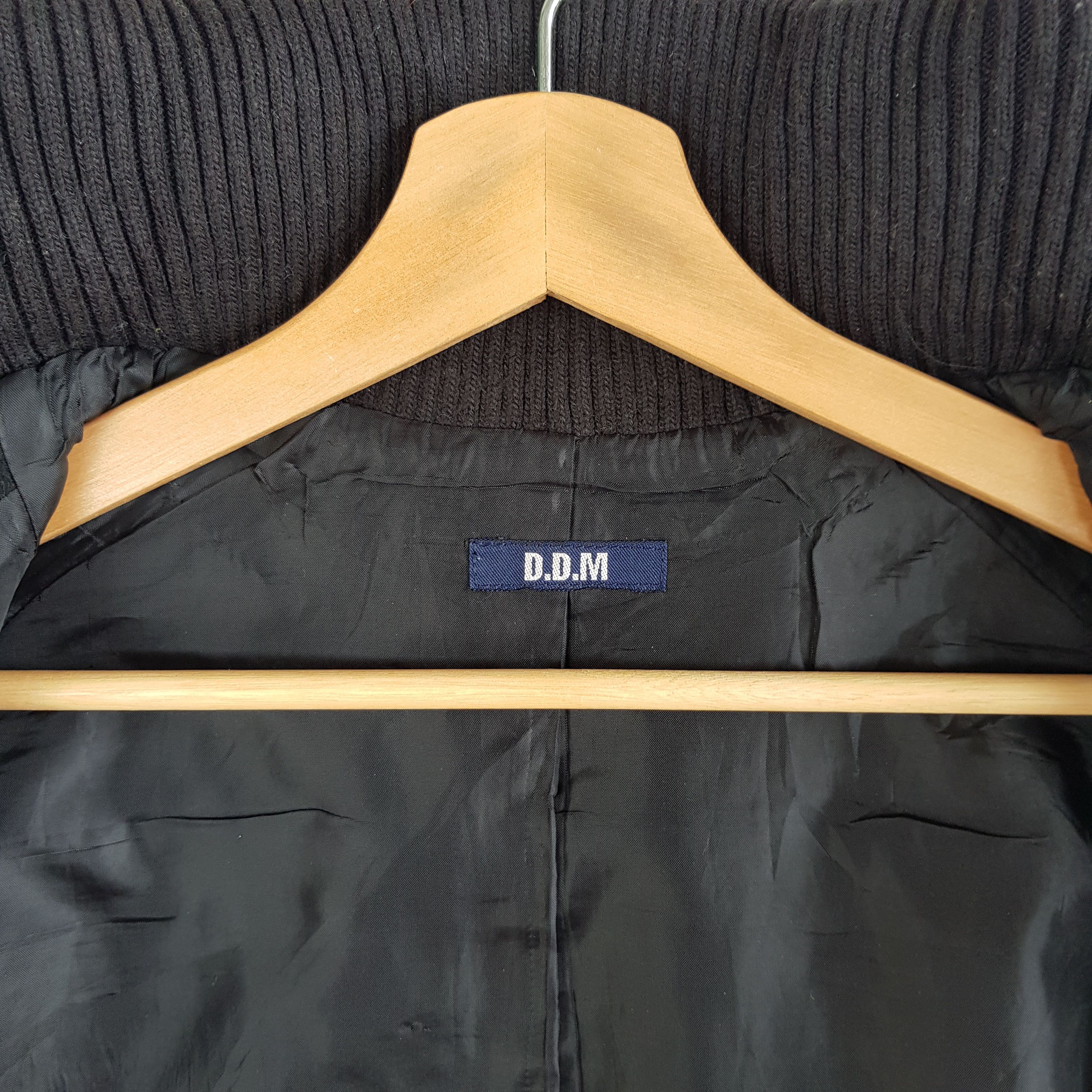 Japanese Brand × Vintage Vintage DDM Japanese Varsity Jacket Zipper Wool Jacket Size XS / US 0-2 / IT 36-38 - 5 Thumbnail
