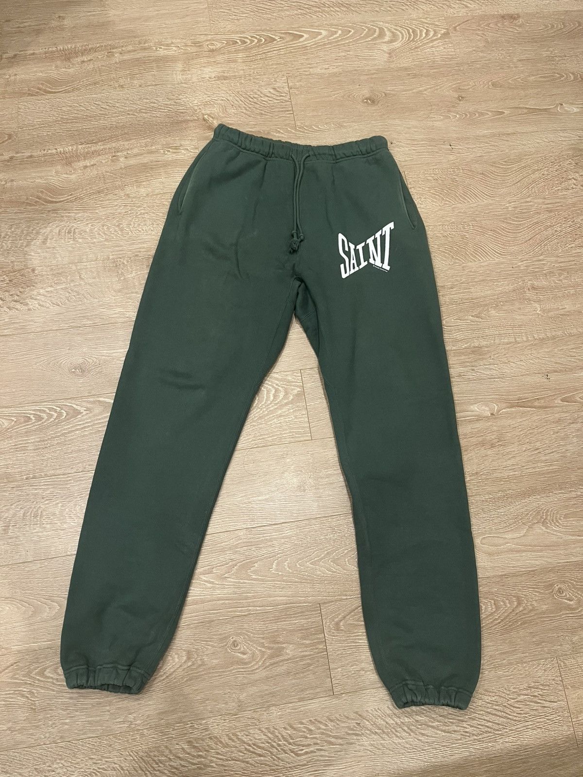 Saint Michael RIBON SAINT SWEAT PANT - GREEN Size US 33 - 1 Thumbnail