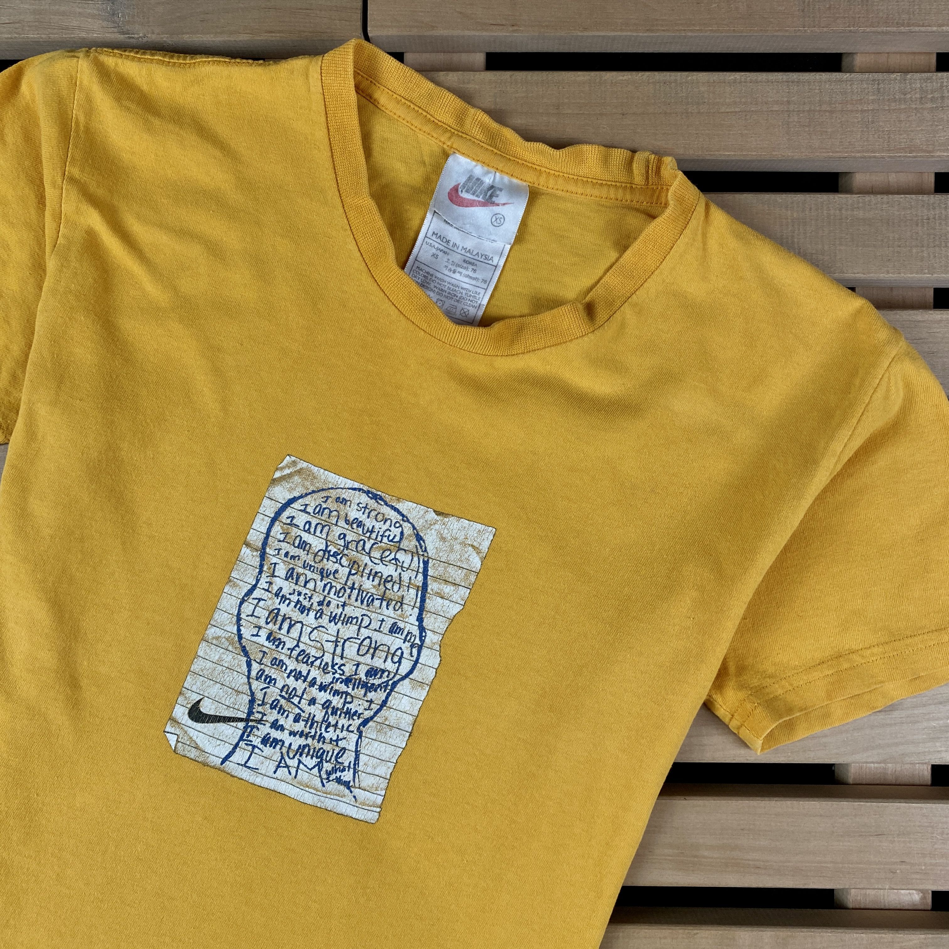 Nike × Vintage Womens Vintage T-Shirts Nike Size XS Cotton Size XS / US 0-2 / IT 36-38 - 2 Thumbnail