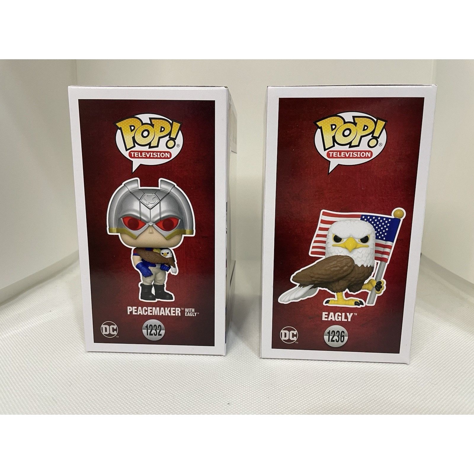DC Comics Funko Pop! Peacemaker W Eagly 1232 & M1236 Bundle - Mint Size ONE SIZE - 3 Thumbnail