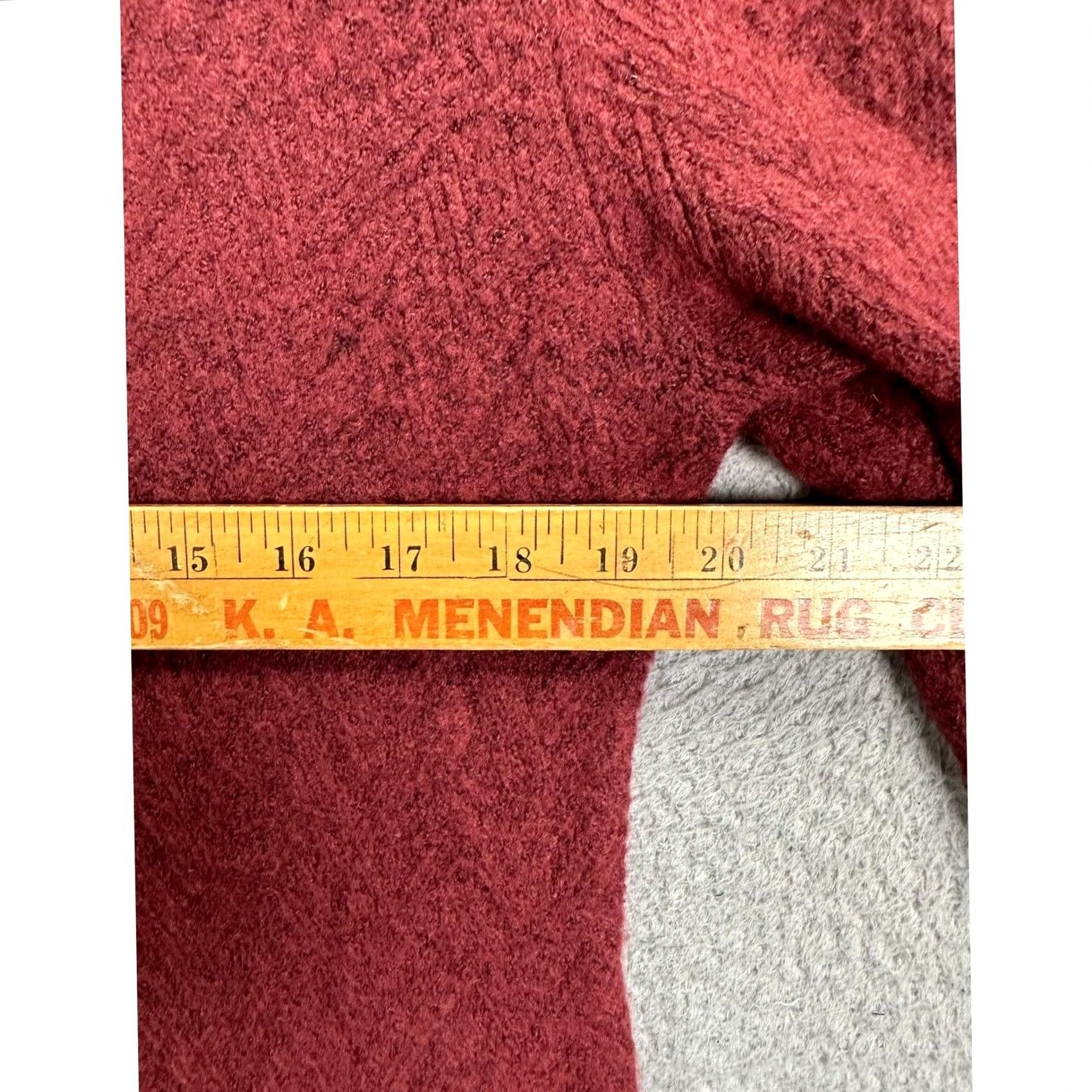 Vintage Chico's Sweater Womens Medium Red V-Neck Pullover Knit Wool Blend Nylon Spandex Acrylic Polyester Raglan Long Sleeve Size M / US 6-8 / IT 42-44 - 7 Thumbnail