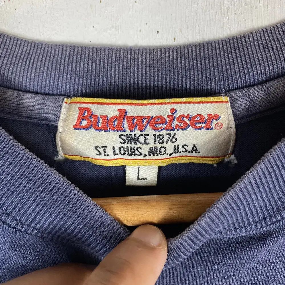 Budweiser Vintage 90's BUDWEISER Hawaiian Sunset Graphic Sunfaded Tee Size US L / EU 52-54 / 3 - 12 Thumbnail