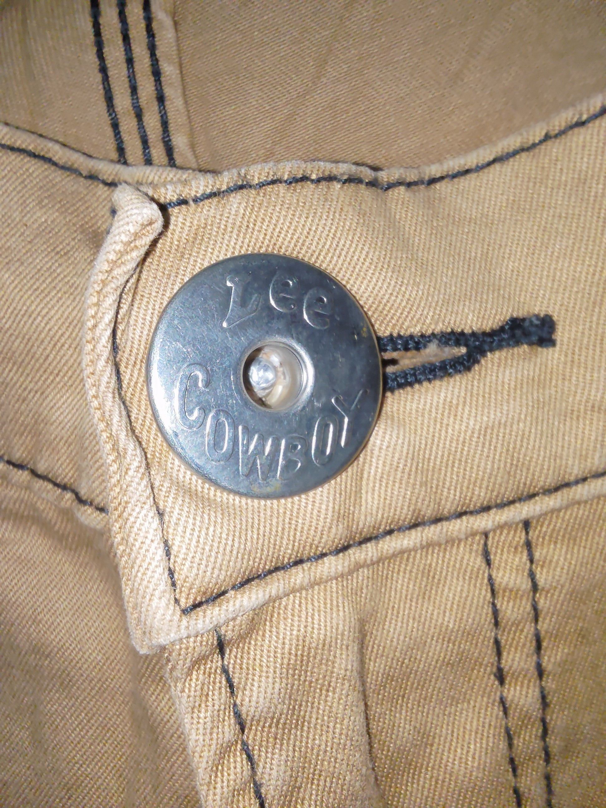 Lee Lee Cowboy Double Knee Straight Leg Buckle Back Pant Size US 40 / EU 56 - 7 Thumbnail